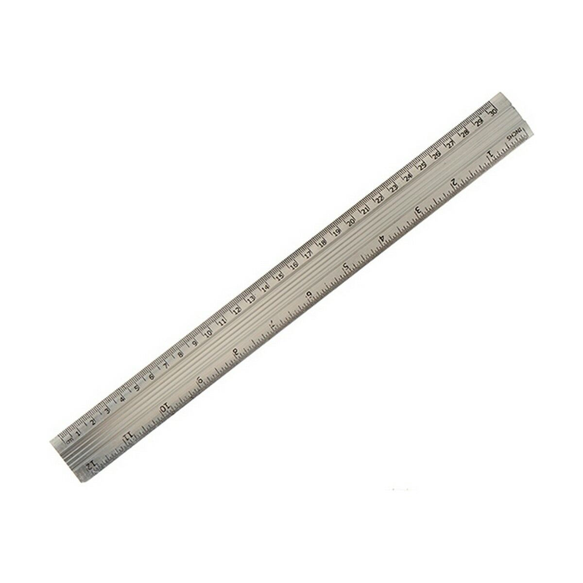 Linjal Pincello AR1607007 AR1607007 Silvrig Aluminium 0,5 x 35,5 x 4 cm (12 antal)-Kontor och Kontorsmaterial, Kontorsmaterial-Pincello-peaceofhome.se