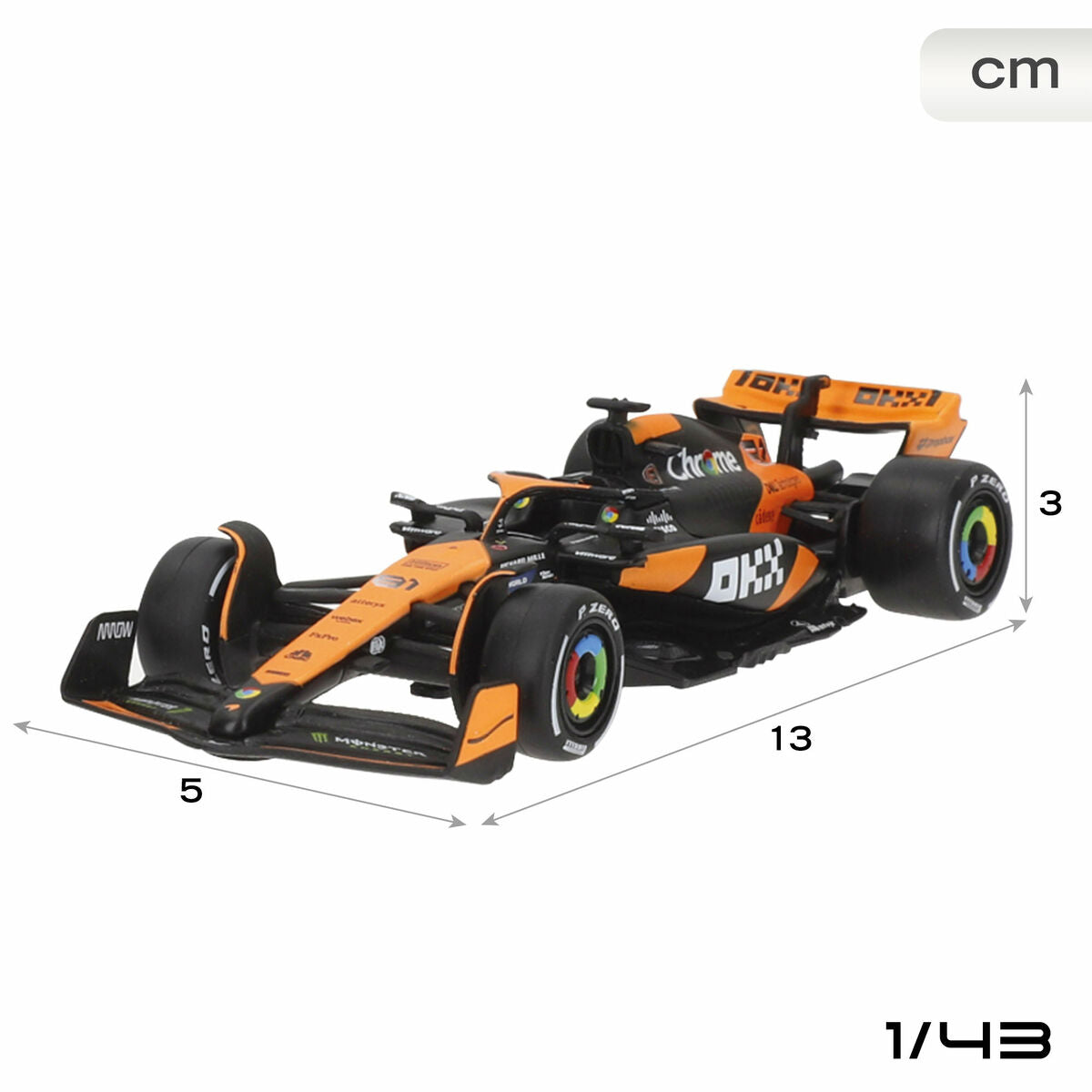Liten leksaksbil McLaren F1 2024 MCL38 (6 antal)-Leksaker och spel, Fordon-McLaren-peaceofhome.se