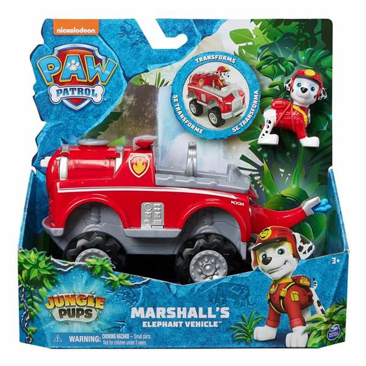 Liten leksaksbil The Paw Patrol Jungle Multicolour Svart/Blå-Leksaker och spel, Fordon-The Paw Patrol-peaceofhome.se