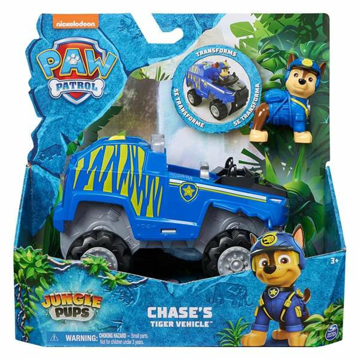 Liten leksaksbil The Paw Patrol Jungle Multicolour Svart/Blå-Leksaker och spel, Fordon-The Paw Patrol-peaceofhome.se