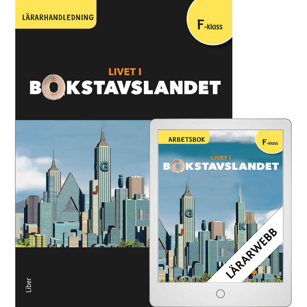 Livet i Bokstavslandet Förskoleklass Lärarhandledning med Lärarwebb-Digitala böcker-Liber-peaceofhome.se