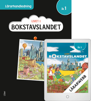 Livet i Bokstavslandet åk 1 Lärarhandledning med Lärarwebb-Digitala böcker-Liber-peaceofhome.se