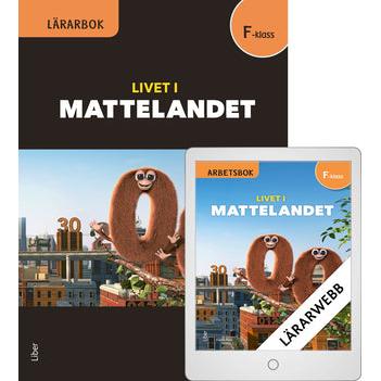 Livet i Mattelandet Förskoleklass Lärarbok med Lärarwebb-Digitala böcker-Liber-peaceofhome.se