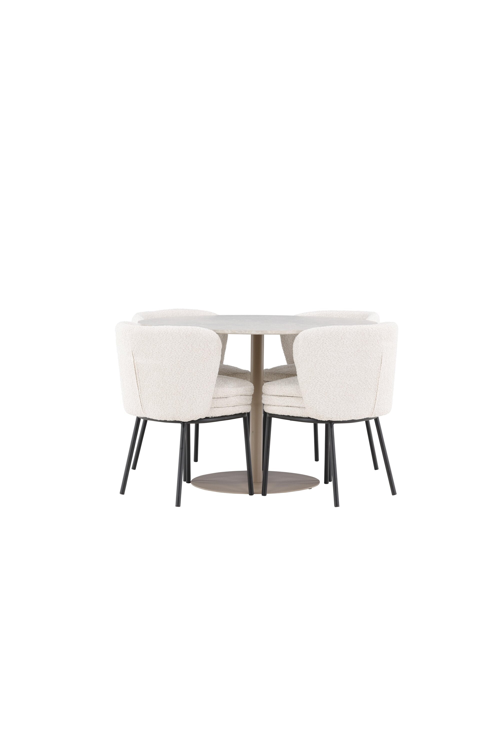 Lycke Matbord med Agnes Matstol-GR Dining Set-Venture Home-peaceofhome.se