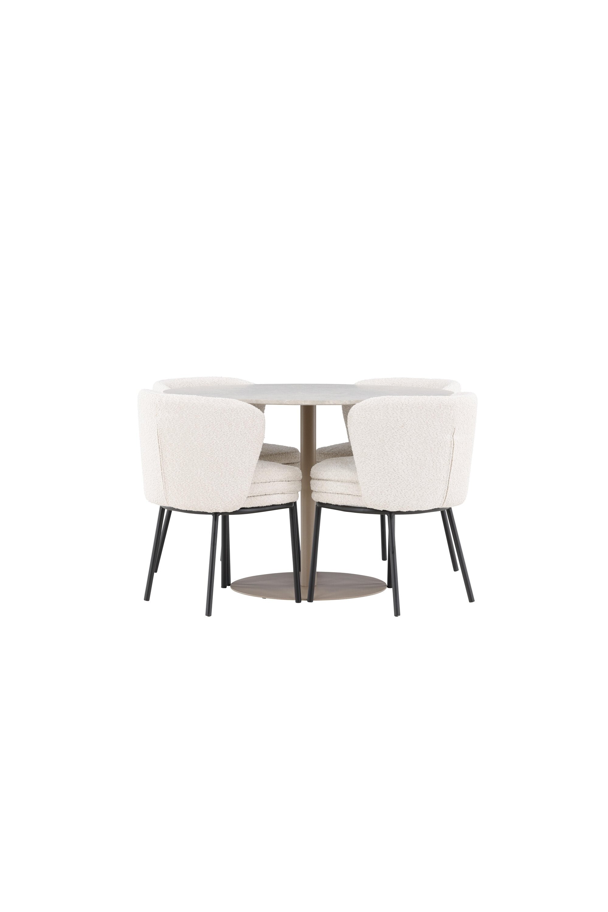 Lycke Matbord med Agnes Matstol-GR Dining Set-Venture Home-peaceofhome.se