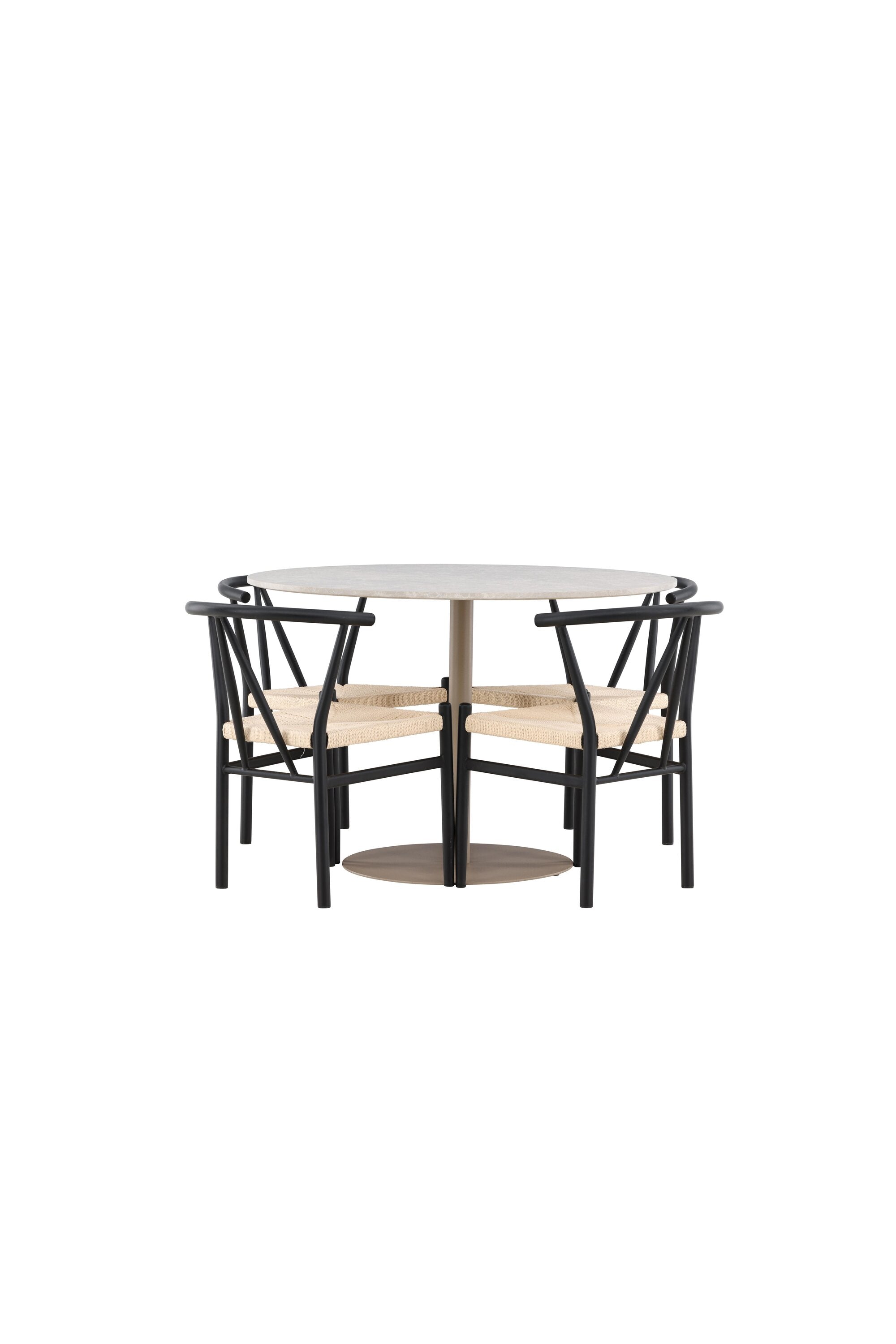 Lycke Matbord med Alfons Matstol-GR Dining Set-Venture Home-peaceofhome.se