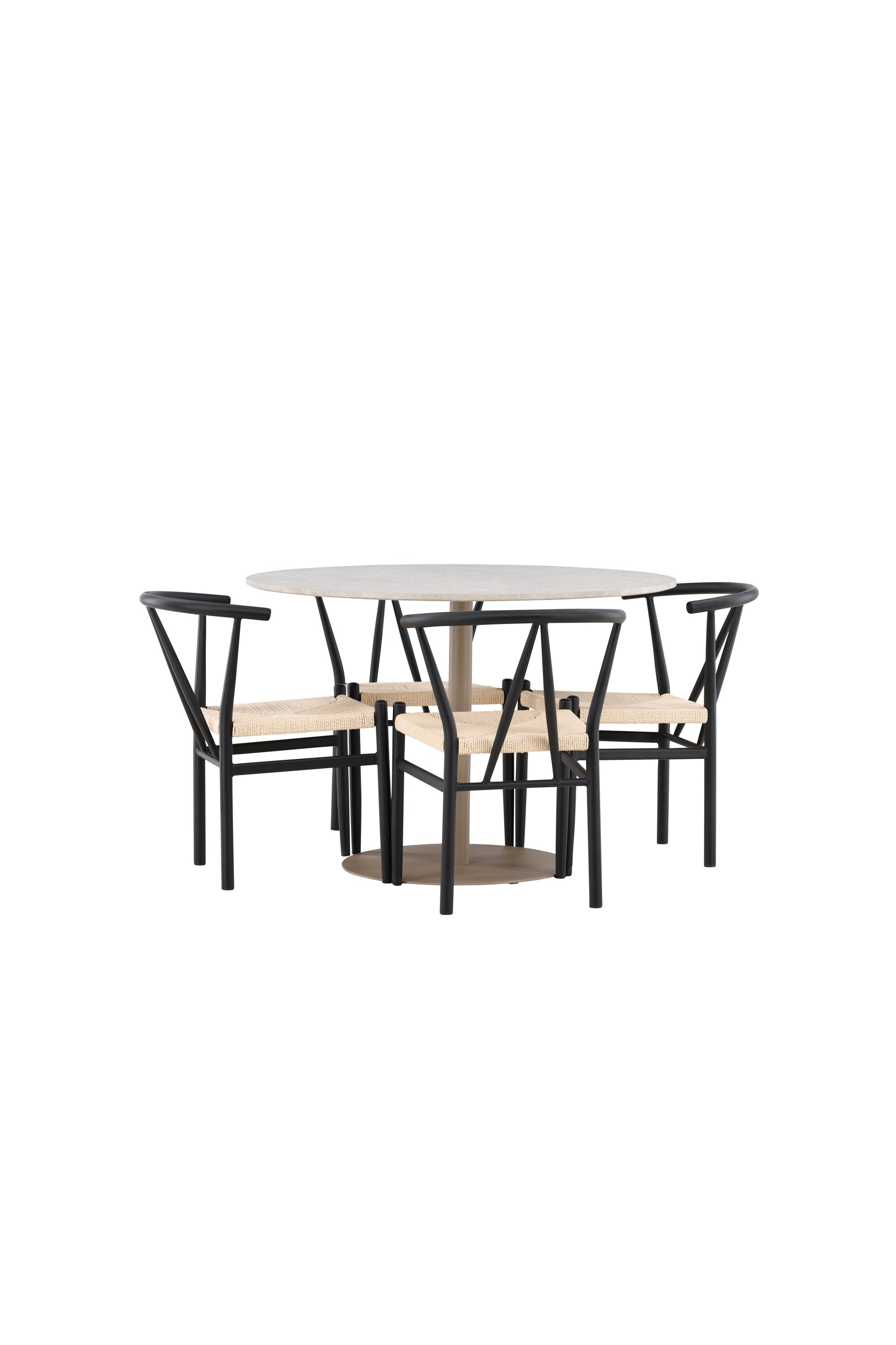 Lycke Matbord med Alfons Matstol-GR Dining Set-Venture Home-peaceofhome.se