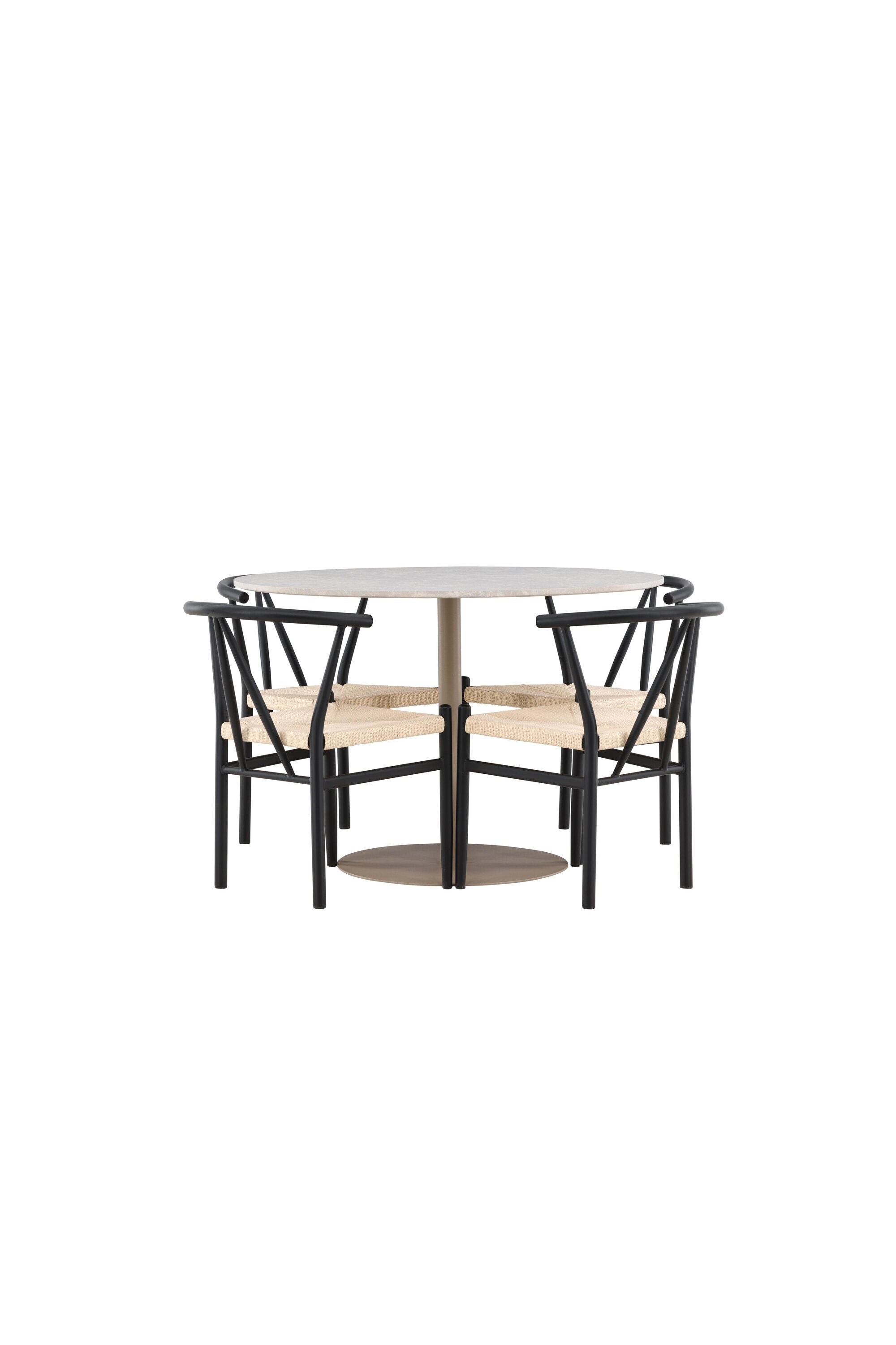 Lycke Matbord med Alfons Matstol-GR Dining Set-Venture Home-peaceofhome.se