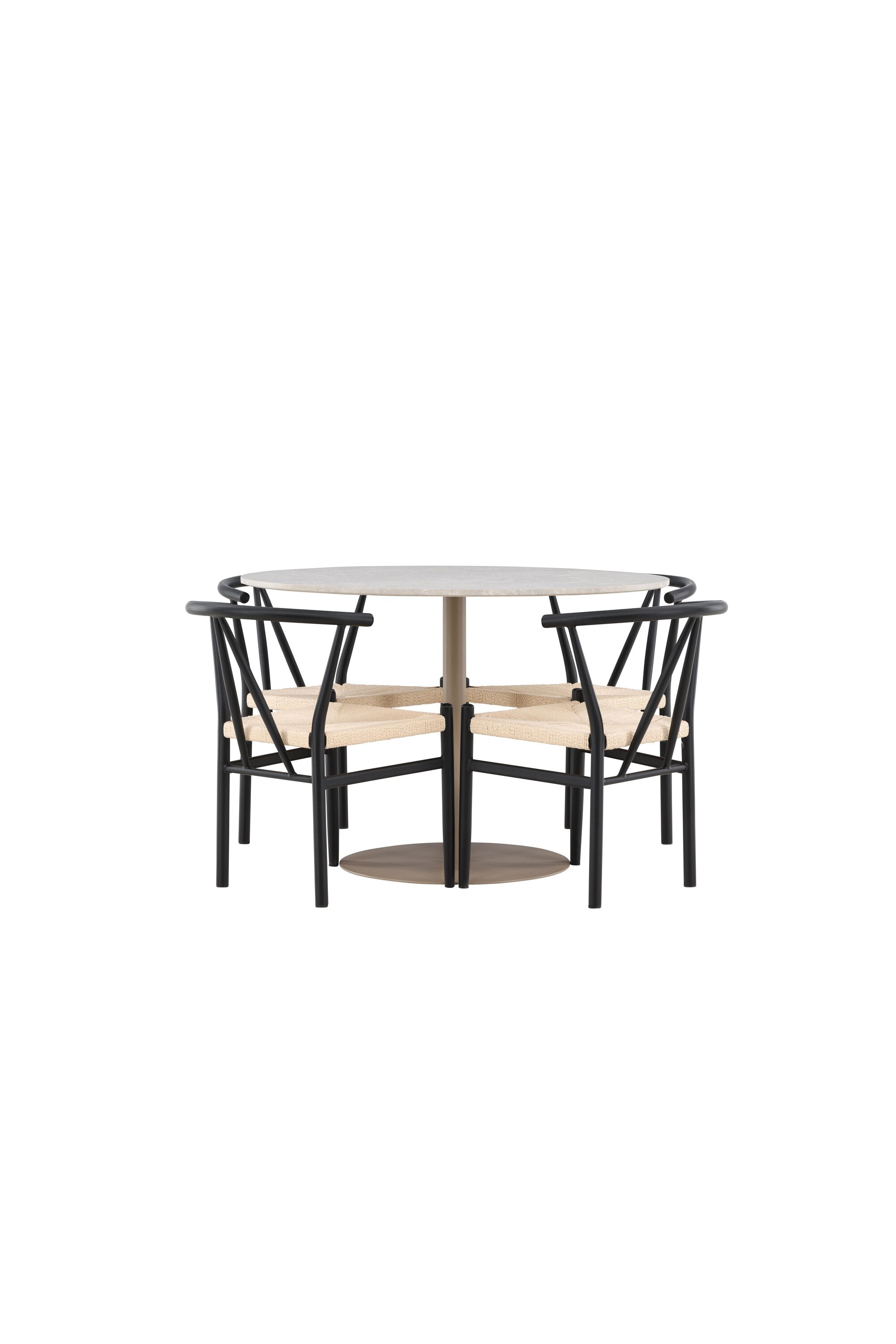 Lycke Matbord med Alfons Matstol-GR Dining Set-Venture Home-peaceofhome.se