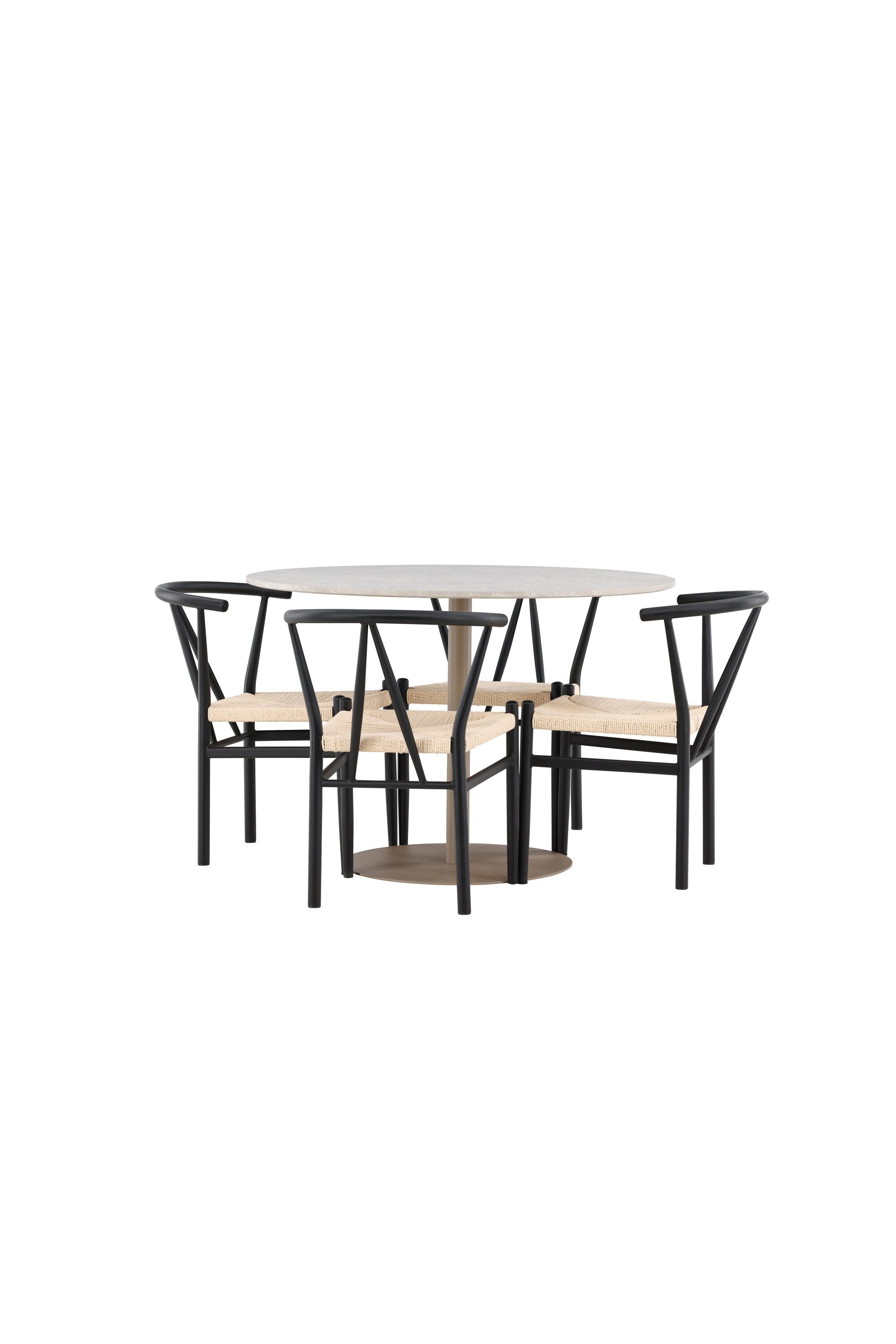 Lycke Matbord med Alfons Matstol-GR Dining Set-Venture Home-peaceofhome.se