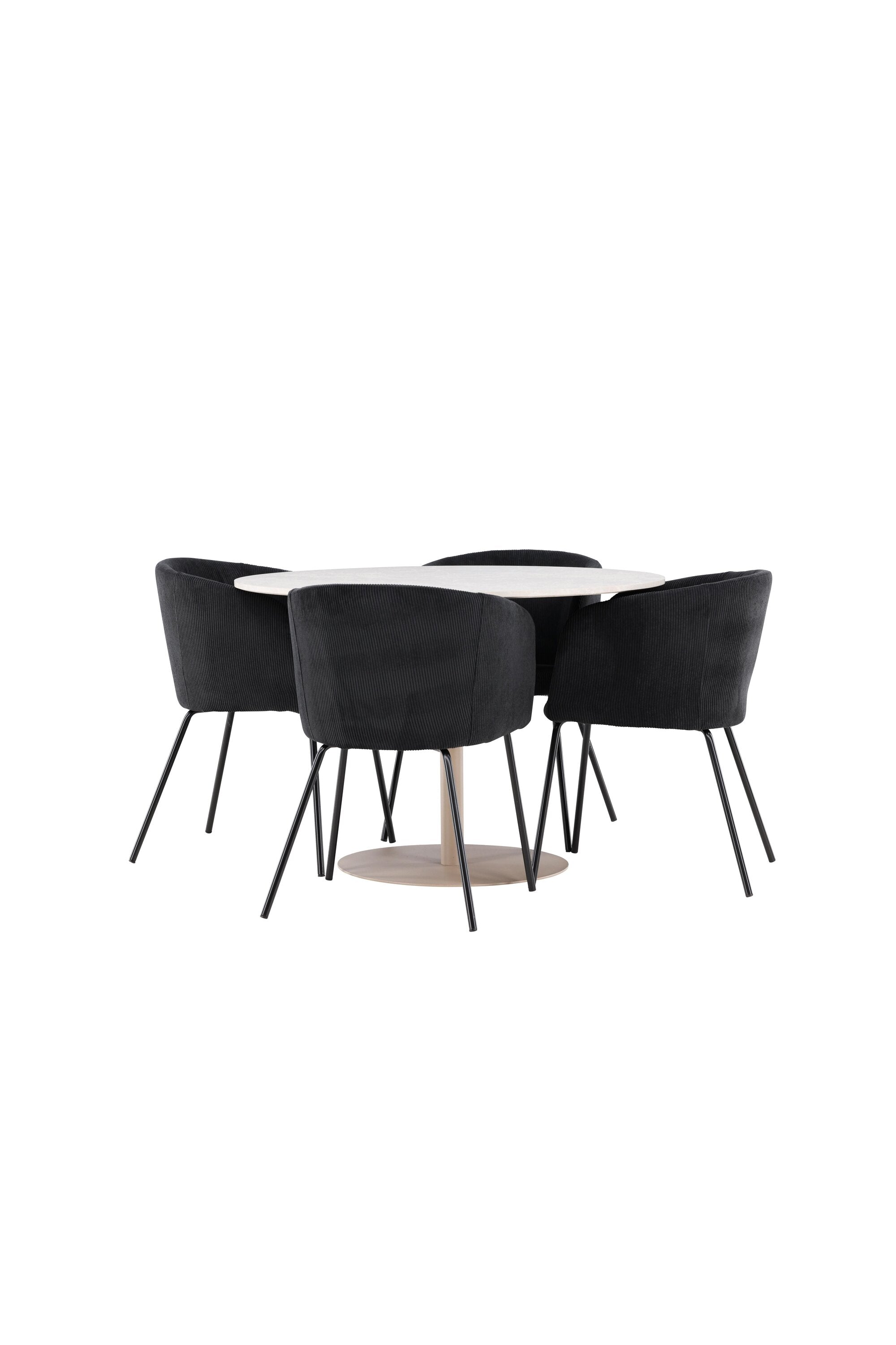 Lycke Matbord med Berit Matstol-GR Dining Set-Venture Home-peaceofhome.se