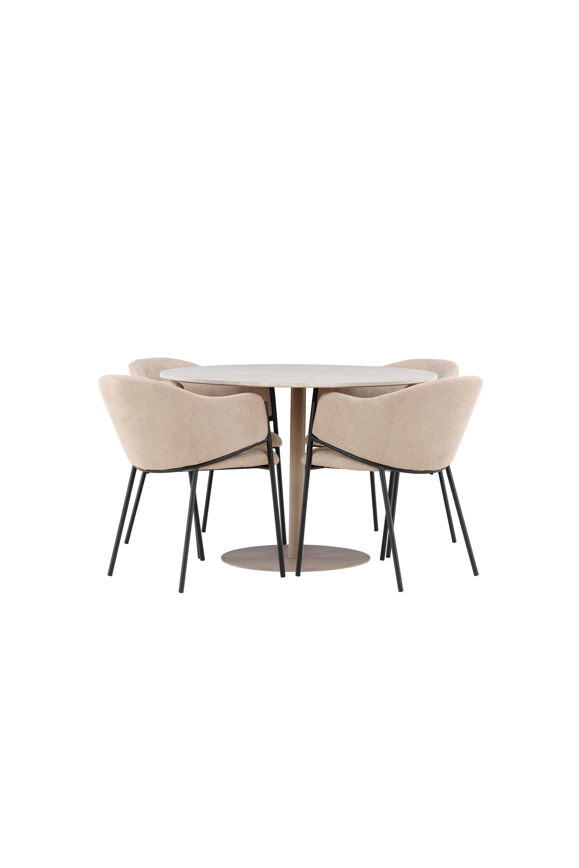 Lycke Matbord med Evelina Matstol-GR Dining Set-Venture Home-peaceofhome.se