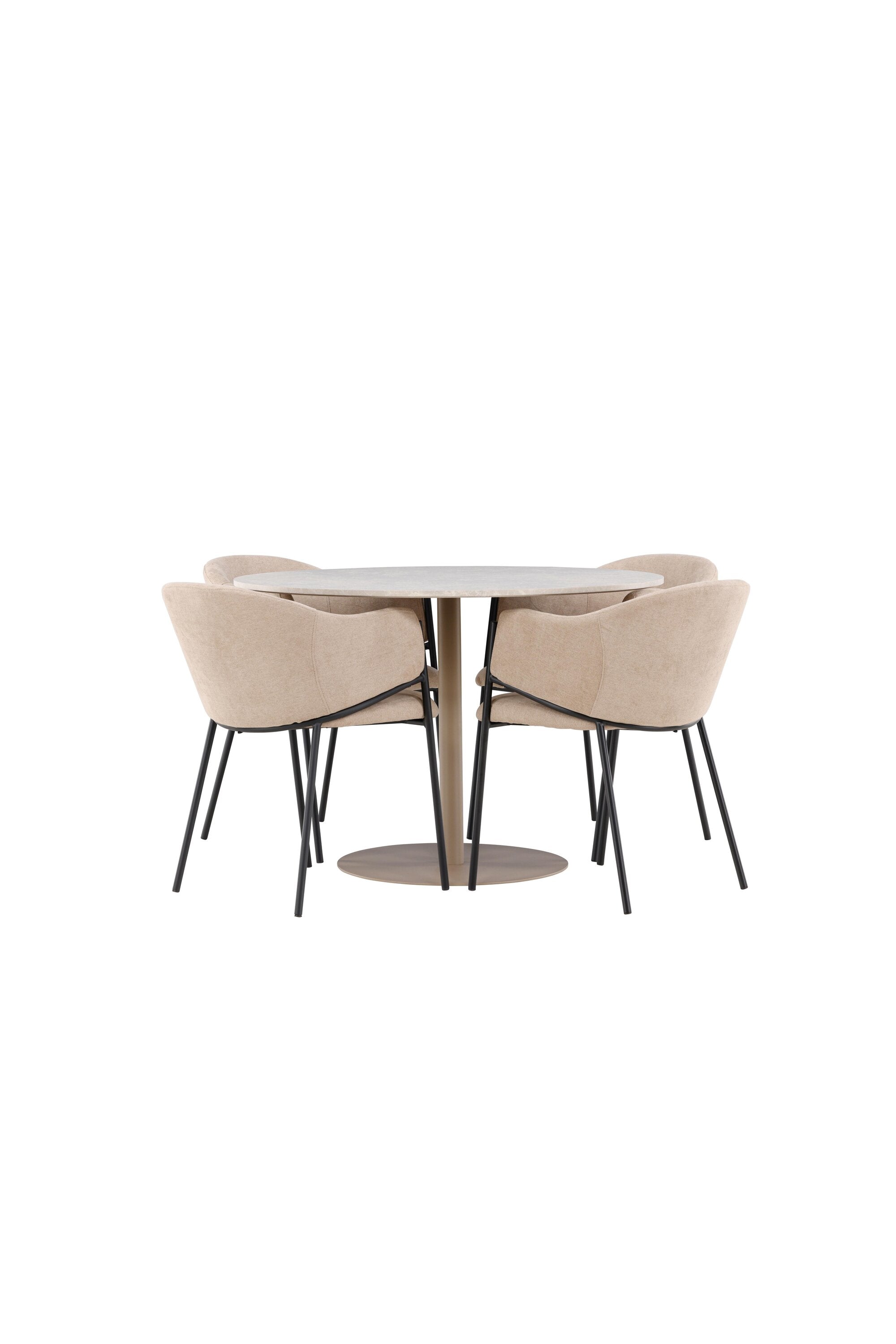 Lycke Matbord med Evelina Matstol-GR Dining Set-Venture Home-peaceofhome.se