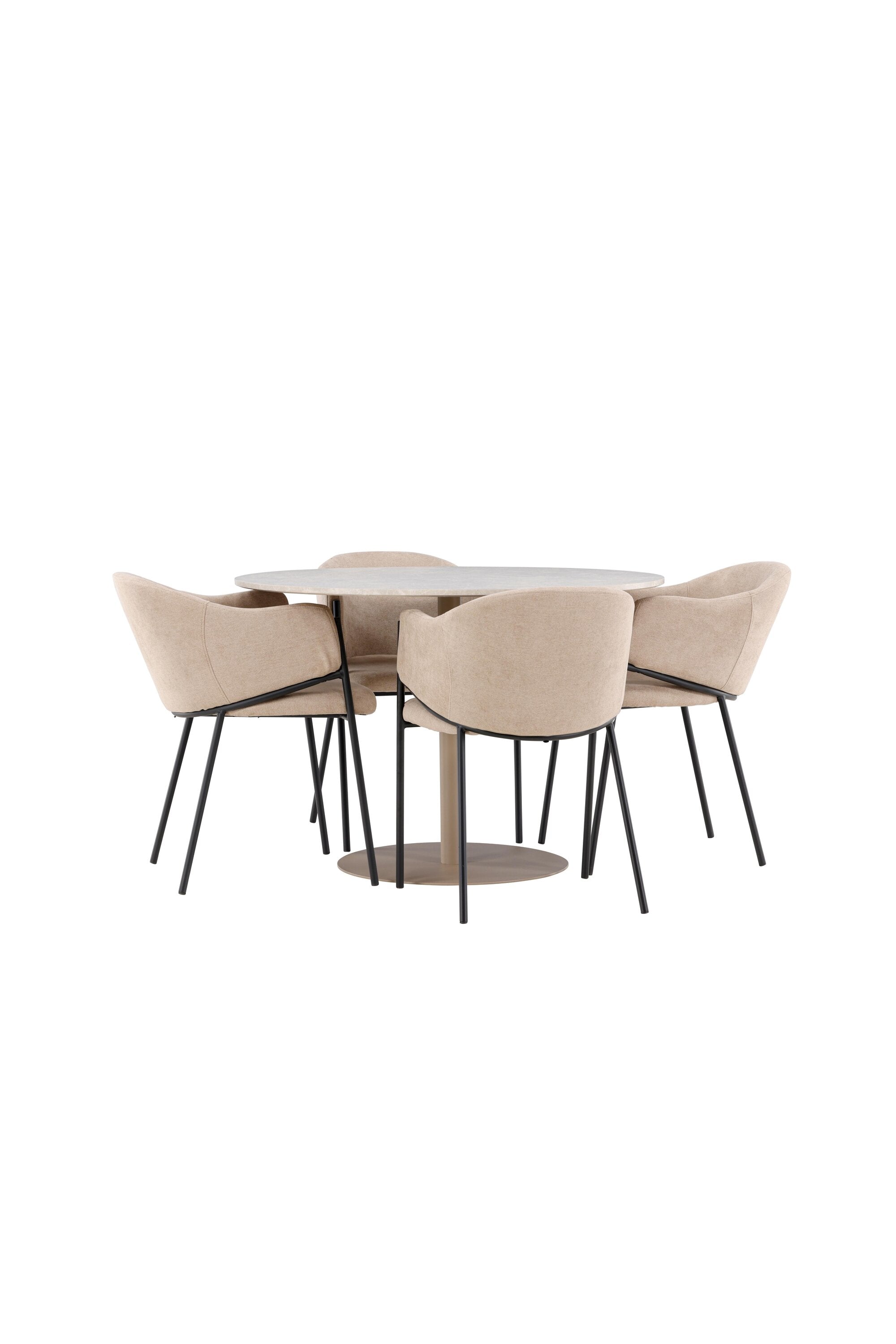 Lycke Matbord med Evelina Matstol-GR Dining Set-Venture Home-peaceofhome.se