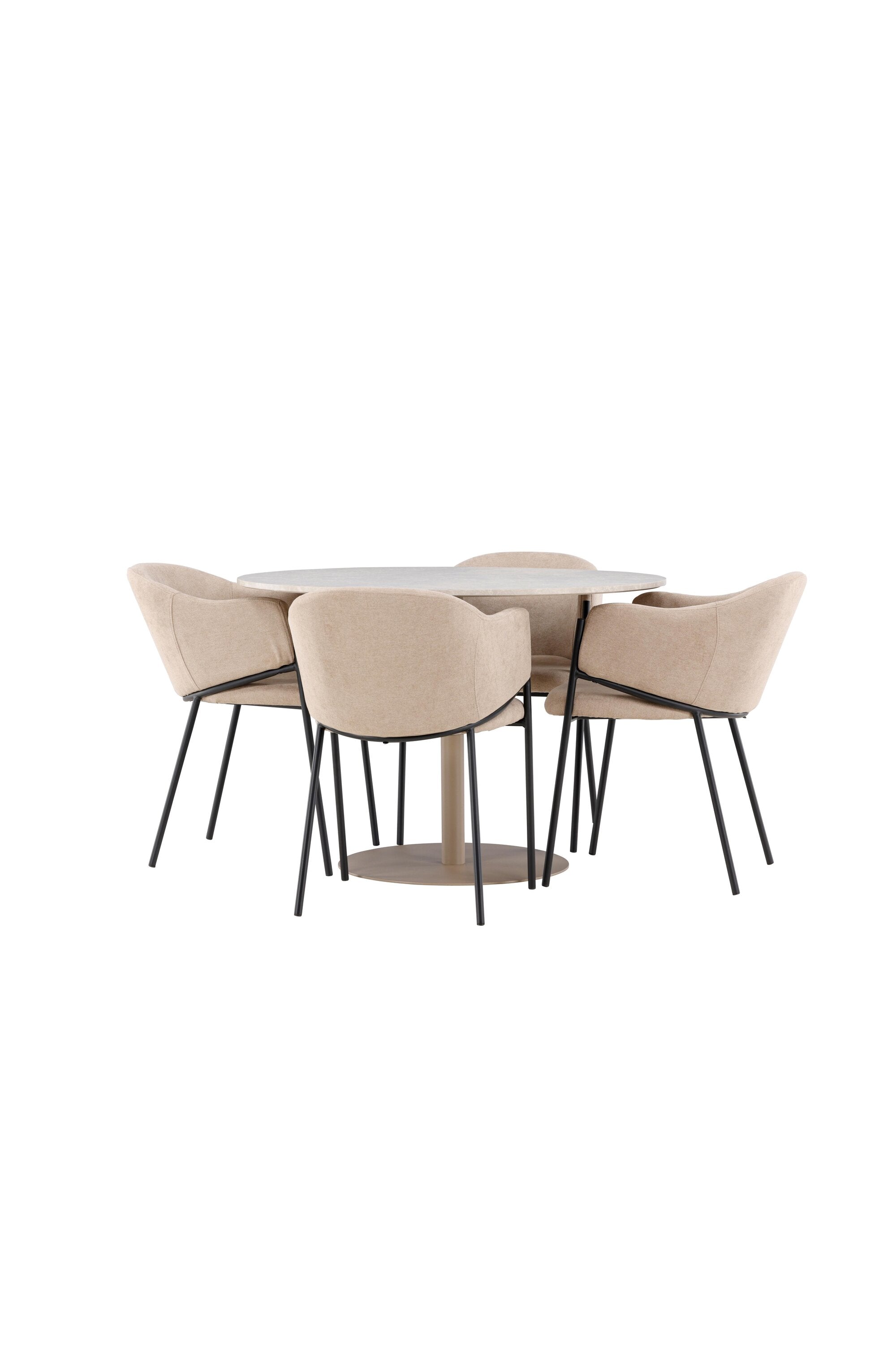 Lycke Matbord med Evelina Matstol-GR Dining Set-Venture Home-peaceofhome.se