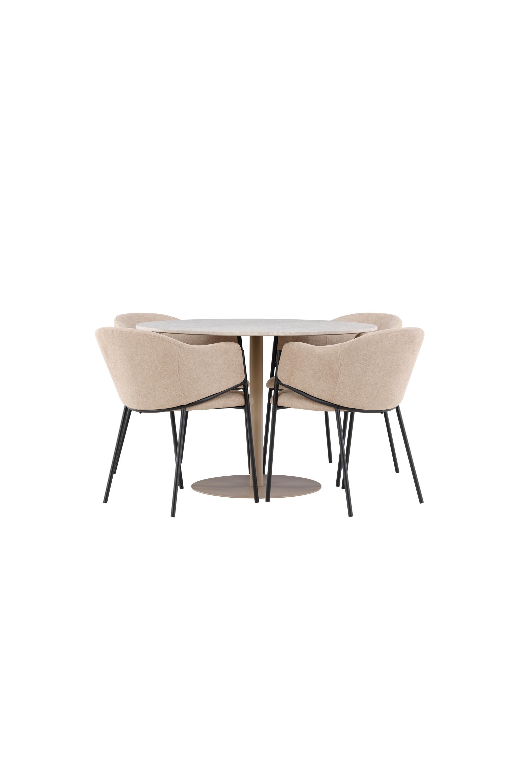 Lycke Matbord med Evelina Matstol-GR Dining Set-Venture Home-peaceofhome.se