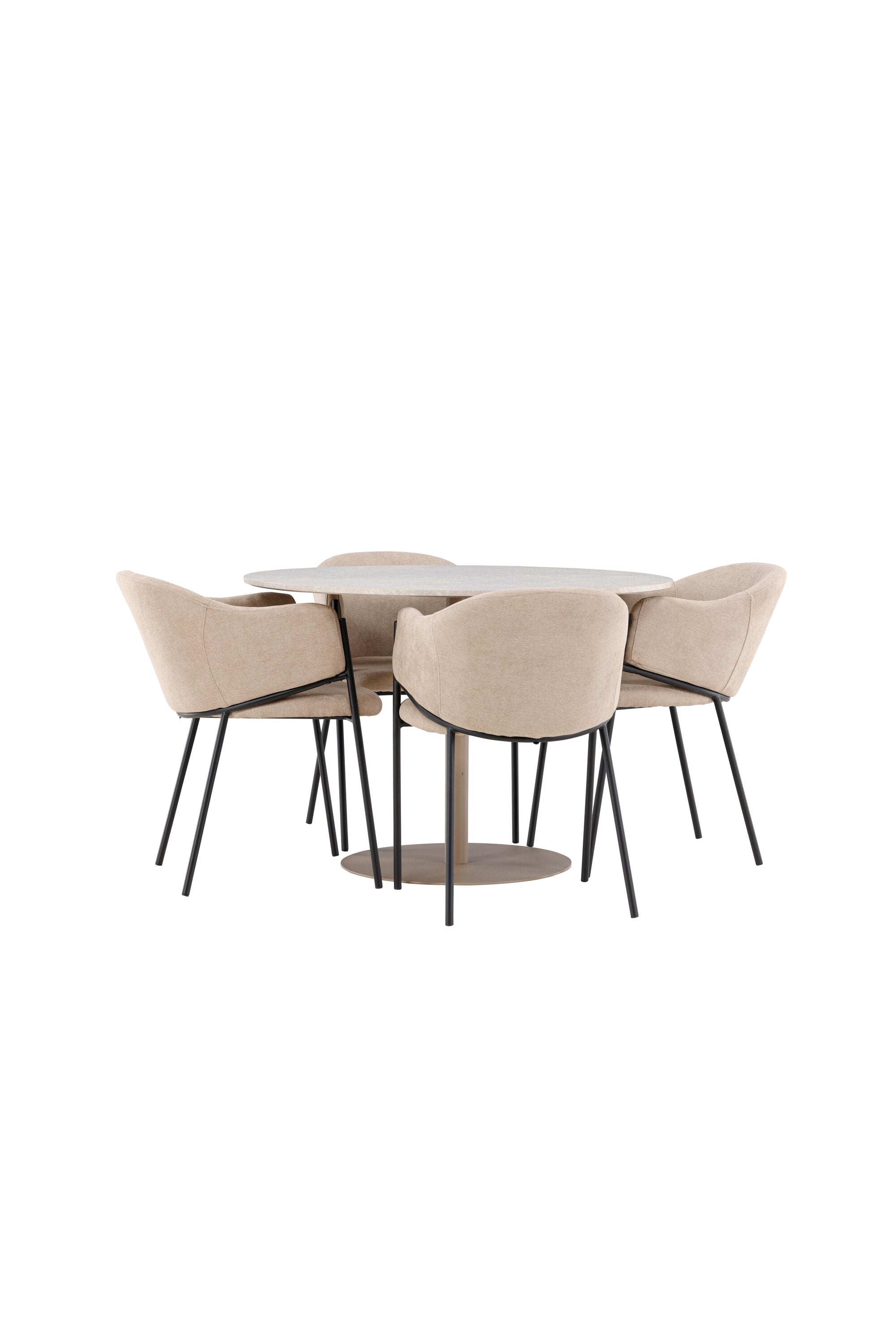 Lycke Matbord med Evelina Matstol-GR Dining Set-Venture Home-peaceofhome.se