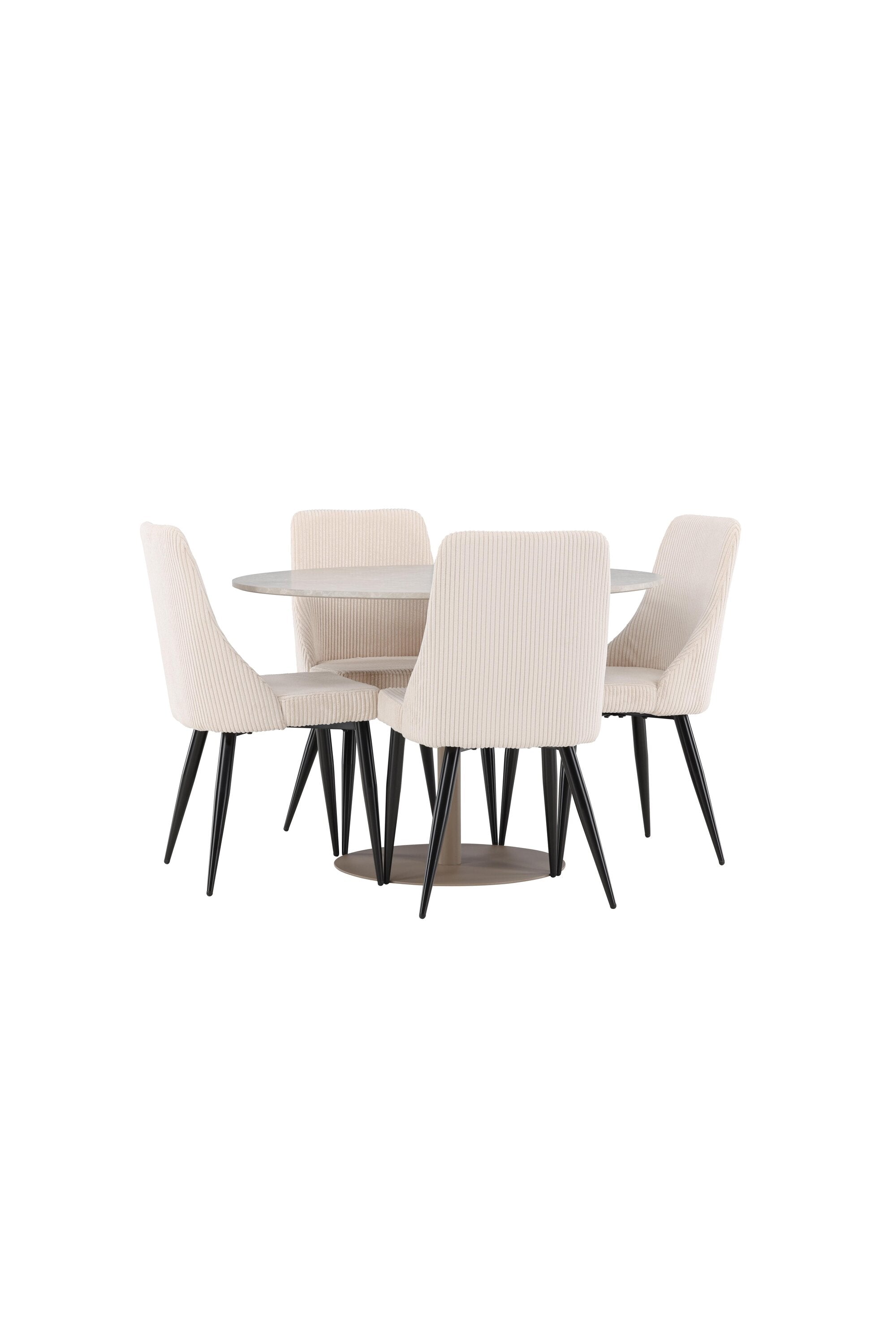 Lycke Matbord med Leone Matstol-GR Dining Set-Venture Home-peaceofhome.se