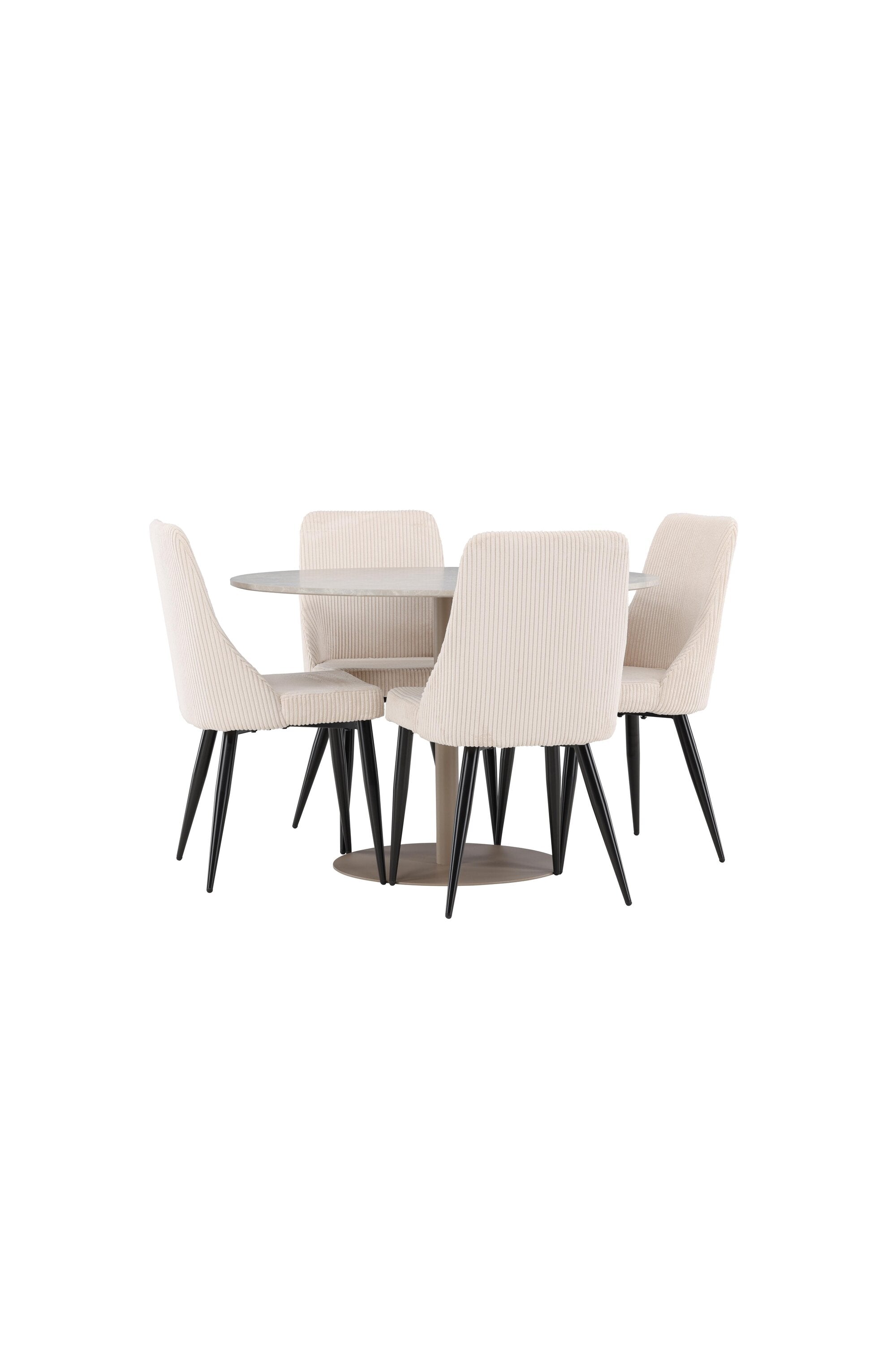 Lycke Matbord med Leone Matstol-GR Dining Set-Venture Home-peaceofhome.se