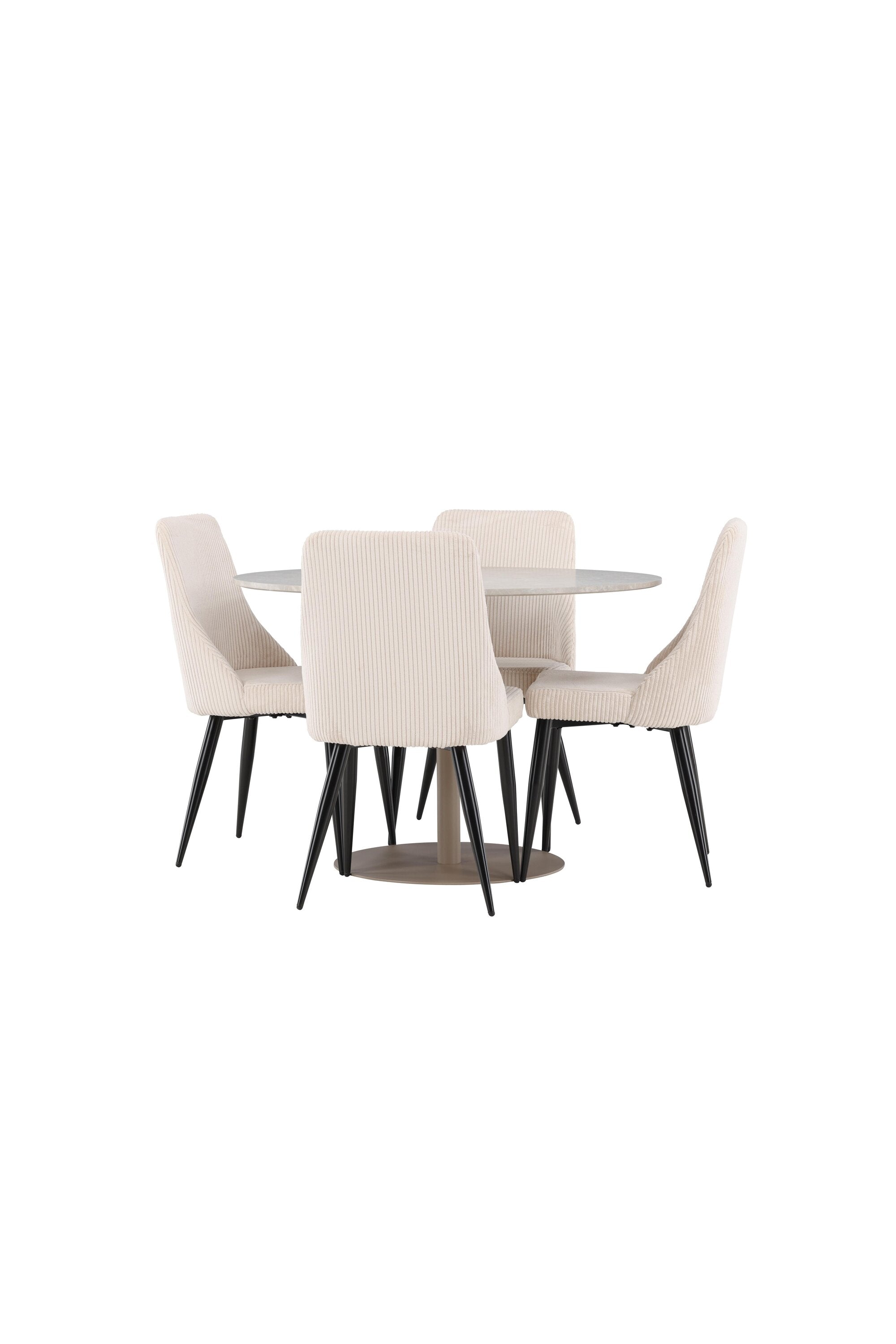 Lycke Matbord med Leone Matstol-GR Dining Set-Venture Home-peaceofhome.se