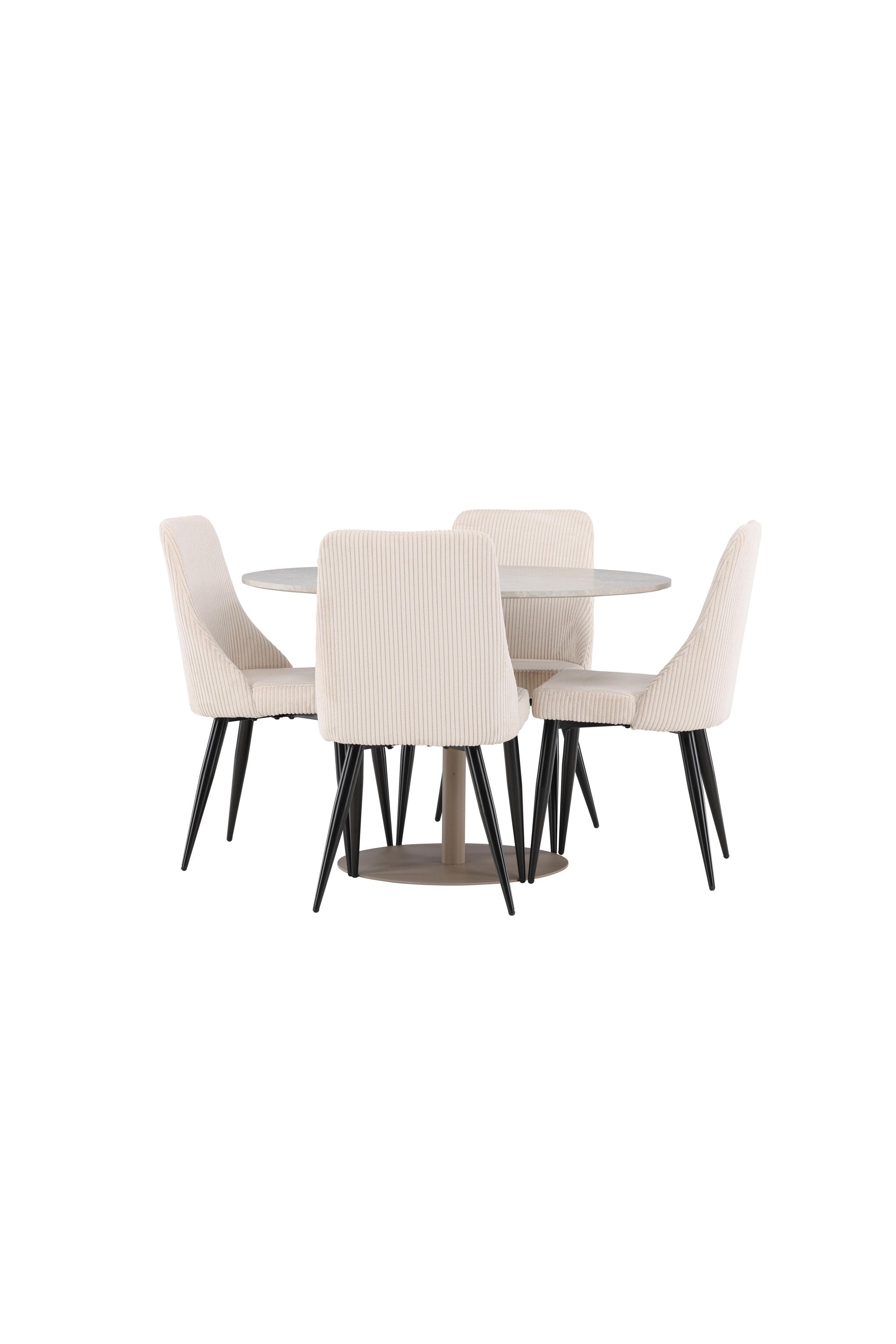 Lycke Matbord med Leone Matstol-GR Dining Set-Venture Home-peaceofhome.se