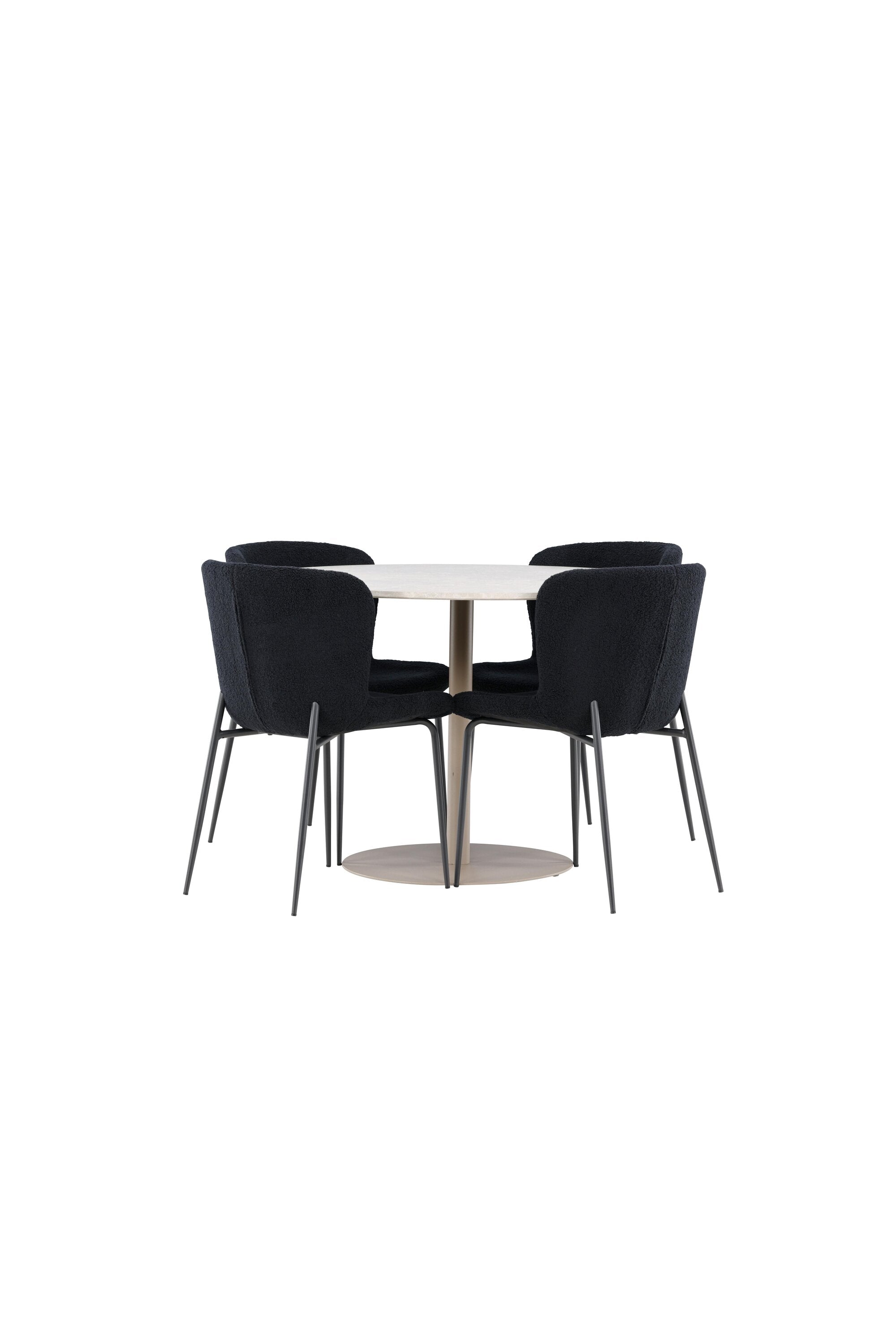 Lycke Matbord med Modesto Matstol-GR Dining Set-Venture Home-peaceofhome.se