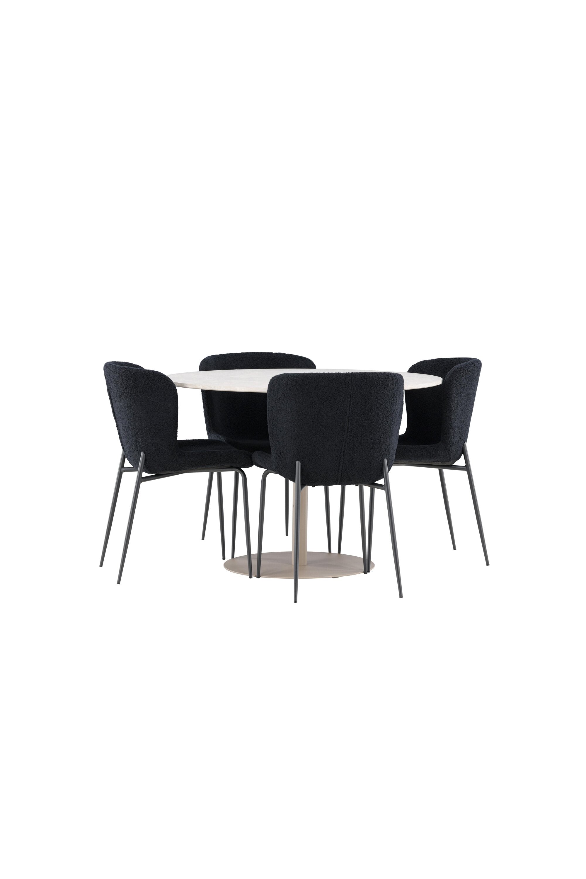 Lycke Matbord med Modesto Matstol-GR Dining Set-Venture Home-peaceofhome.se