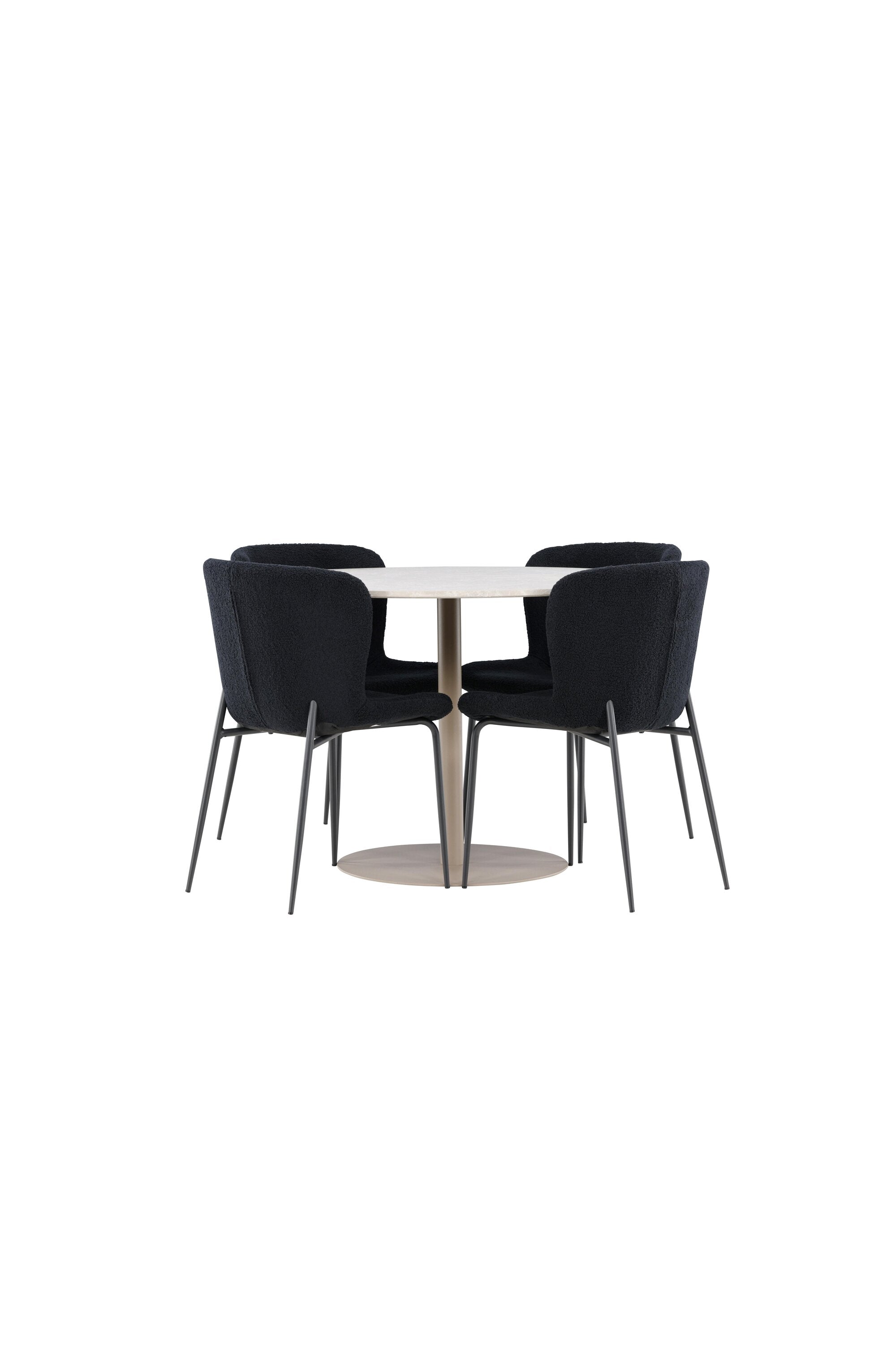 Lycke Matbord med Modesto Matstol-GR Dining Set-Venture Home-peaceofhome.se