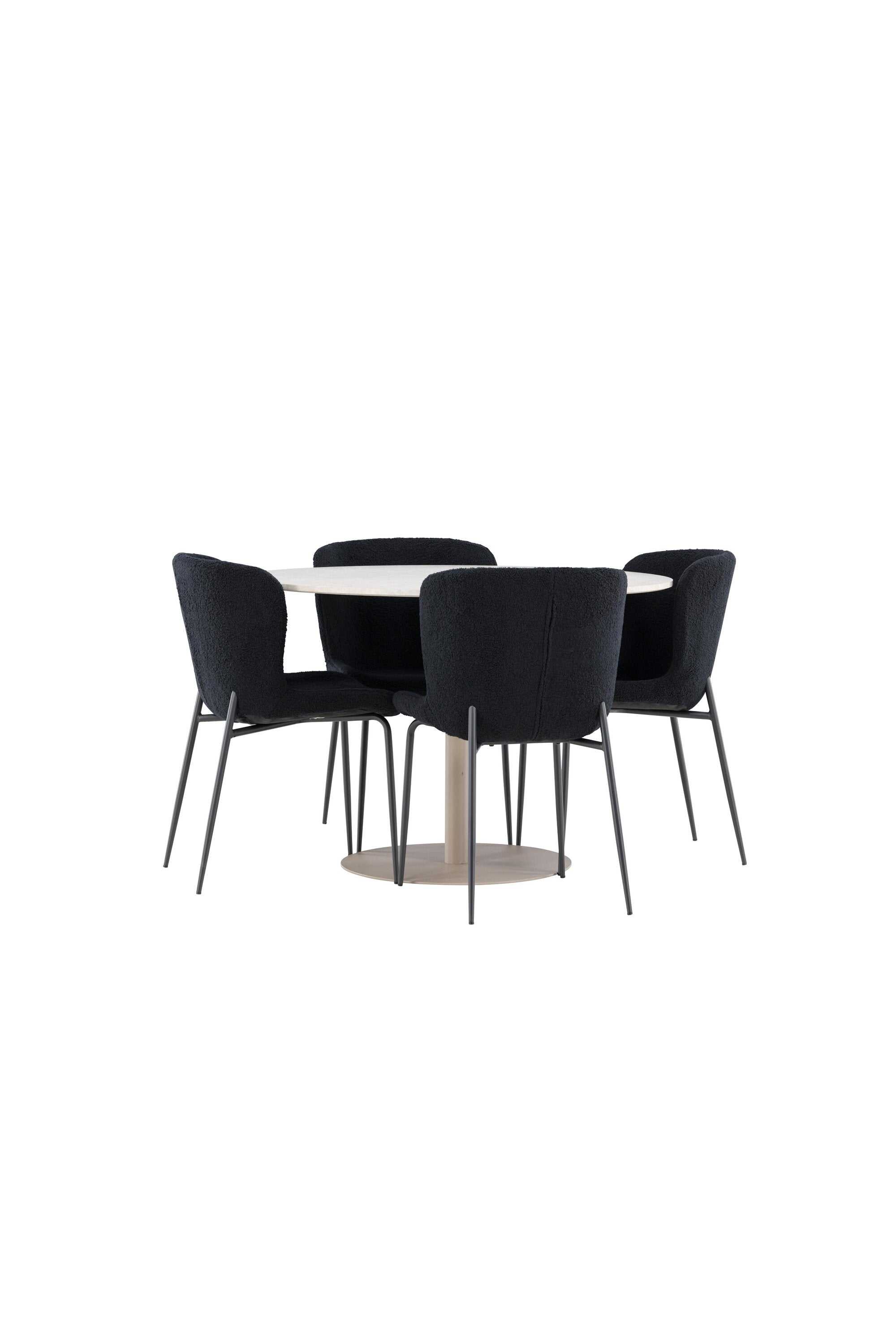 Lycke Matbord med Modesto Matstol-GR Dining Set-Venture Home-peaceofhome.se