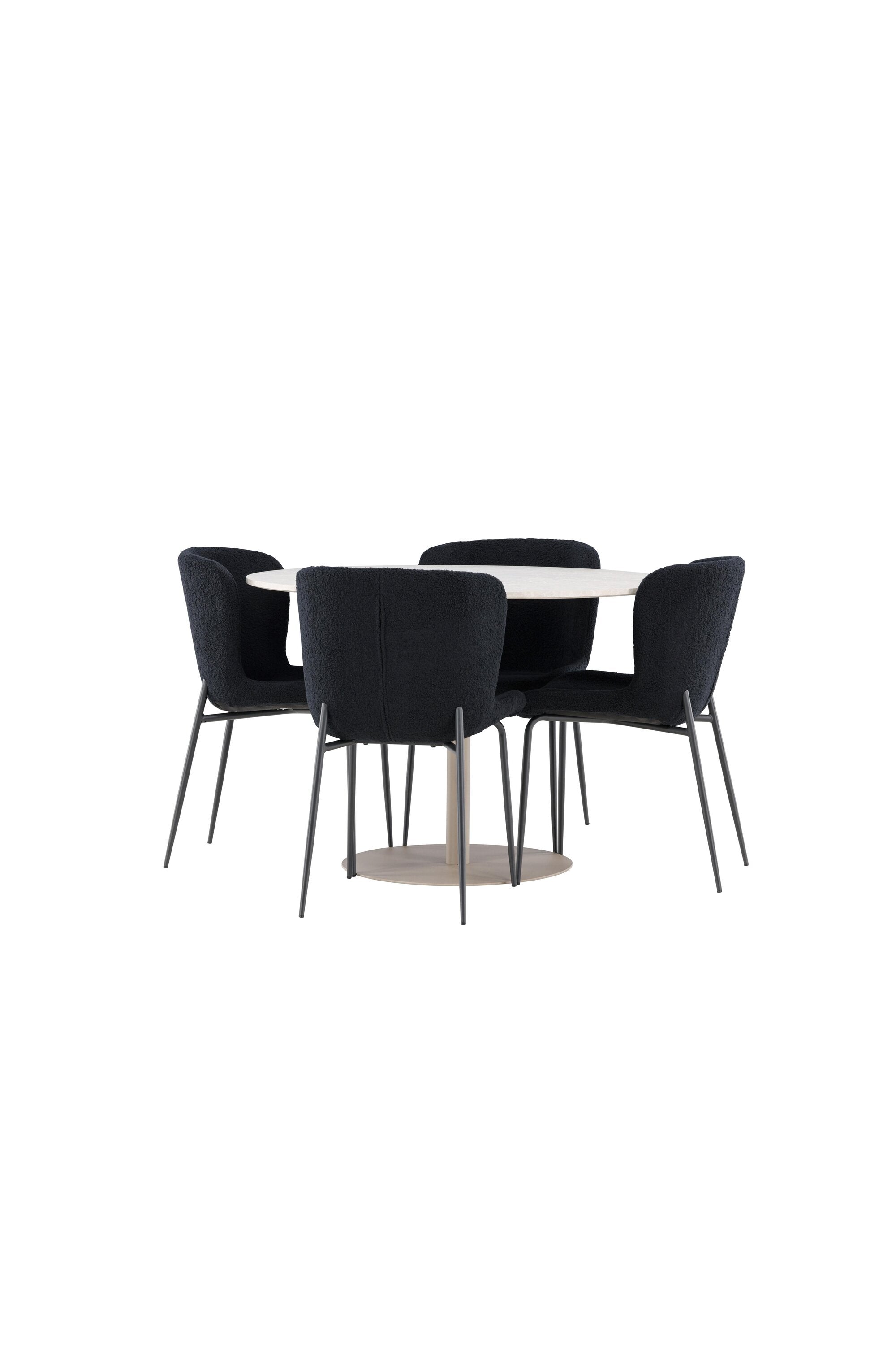 Lycke Matbord med Modesto Matstol-GR Dining Set-Venture Home-peaceofhome.se