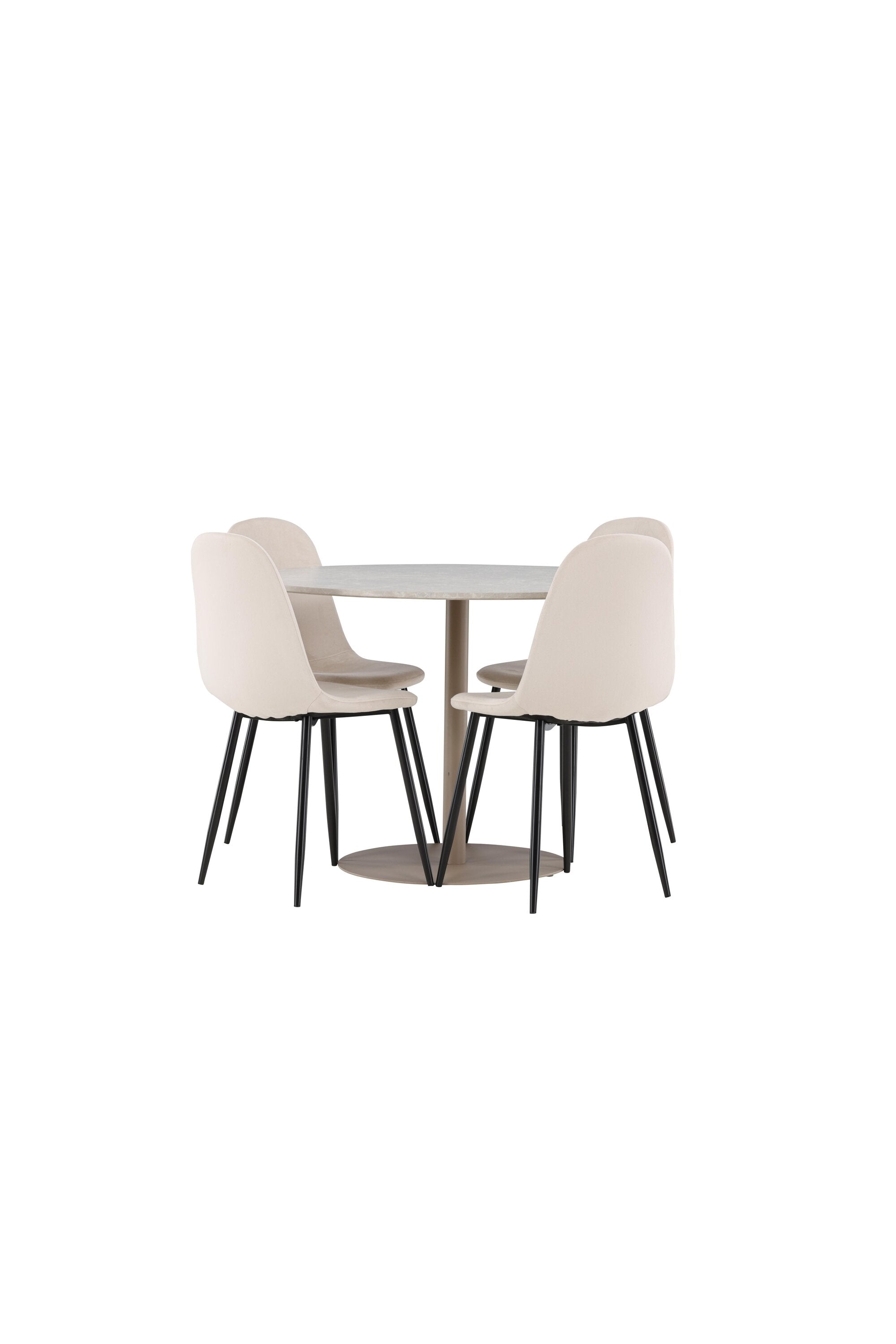 Lycke Matbord med Polar Matstol-GR Dining Set-Venture Home-peaceofhome.se