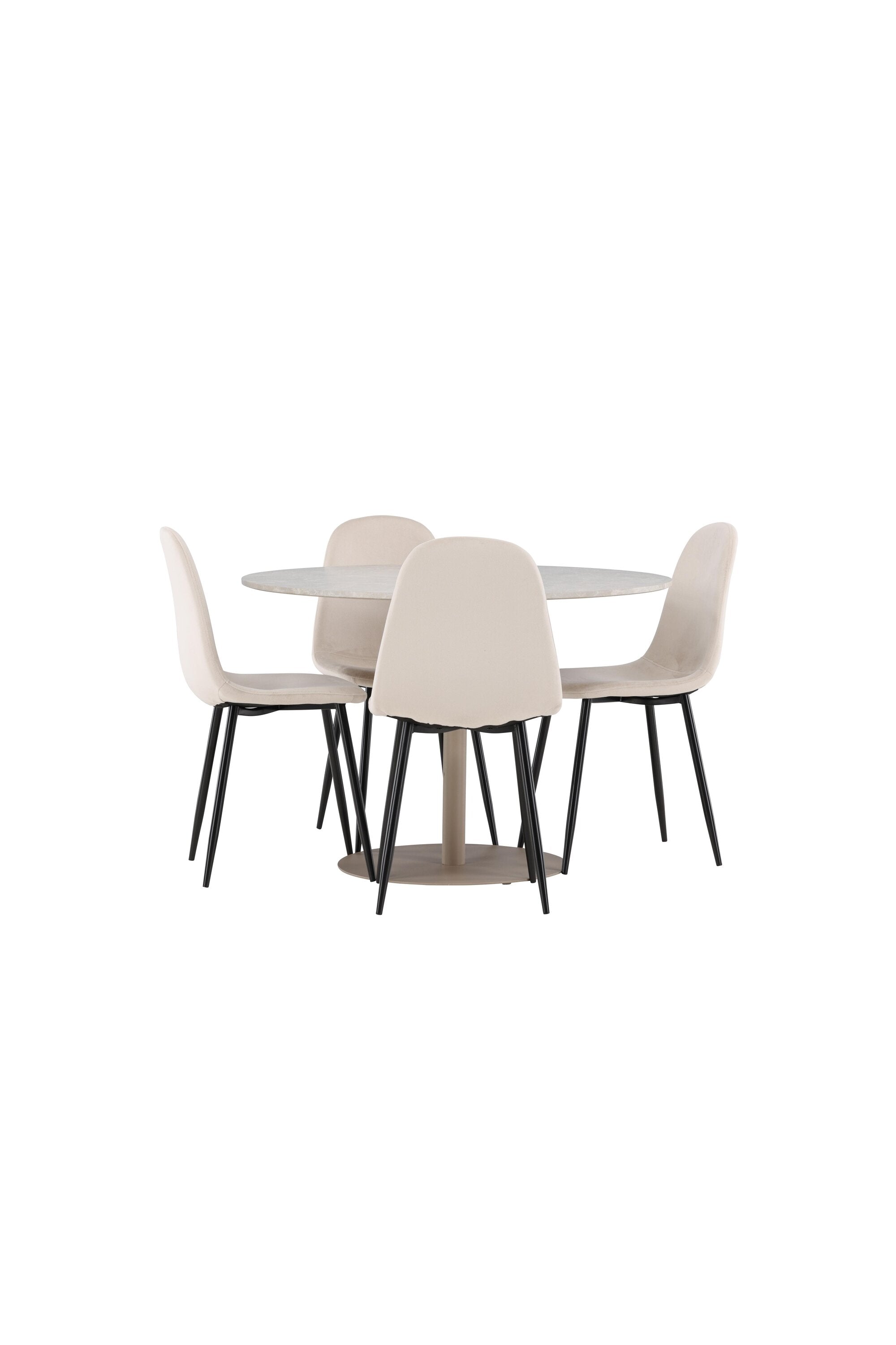 Lycke Matbord med Polar Matstol-GR Dining Set-Venture Home-peaceofhome.se