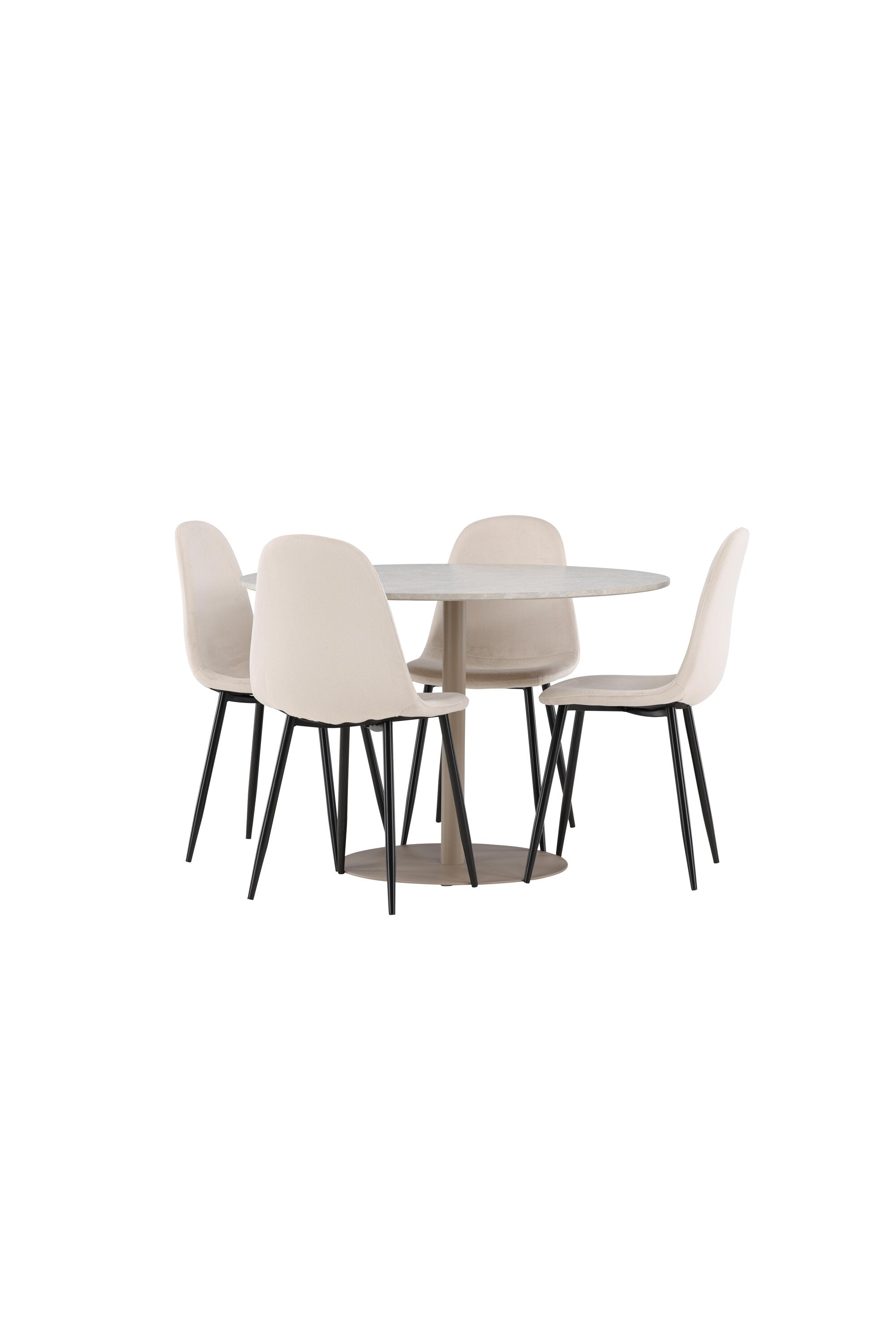 Lycke Matbord med Polar Matstol-GR Dining Set-Venture Home-peaceofhome.se