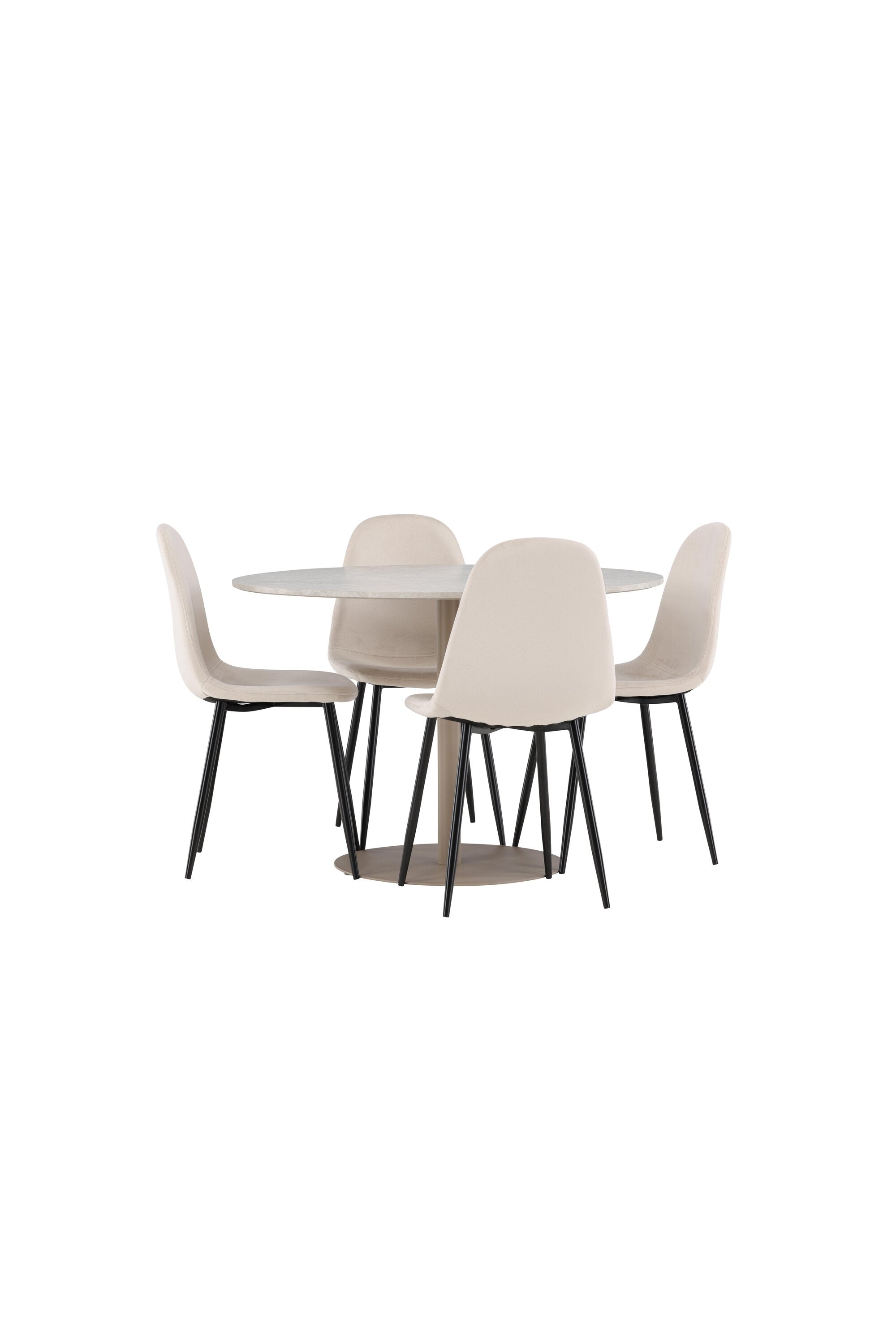 Lycke Matbord med Polar Matstol-GR Dining Set-Venture Home-peaceofhome.se