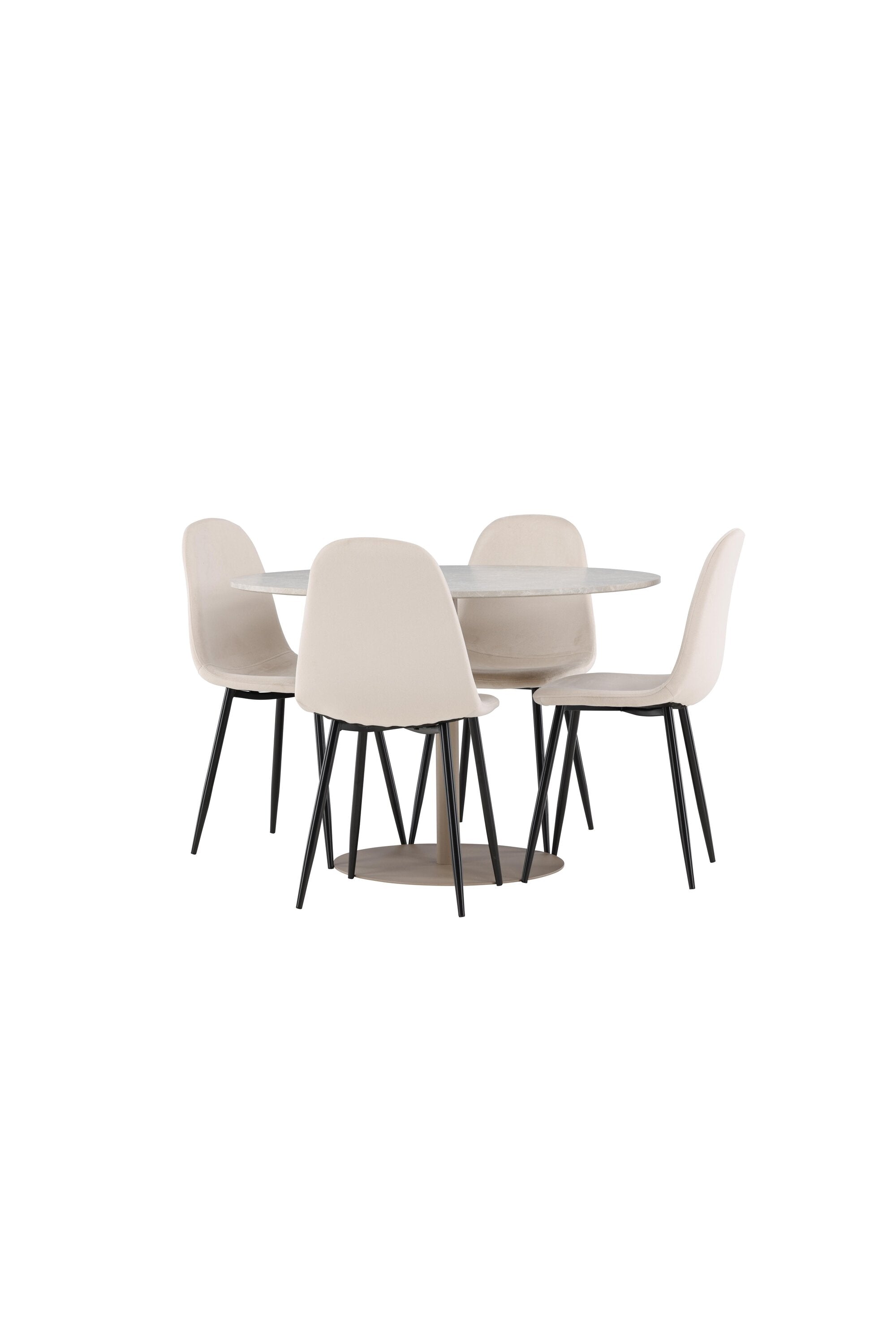 Lycke Matbord med Polar Matstol-GR Dining Set-Venture Home-peaceofhome.se