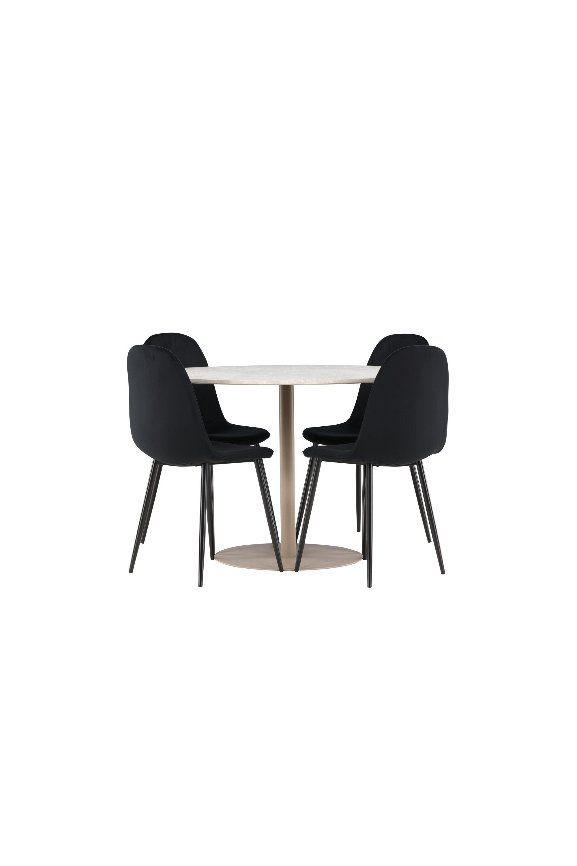 Lycke Matbord med Polar Matstol-GR Dining Set-Venture Home-peaceofhome.se