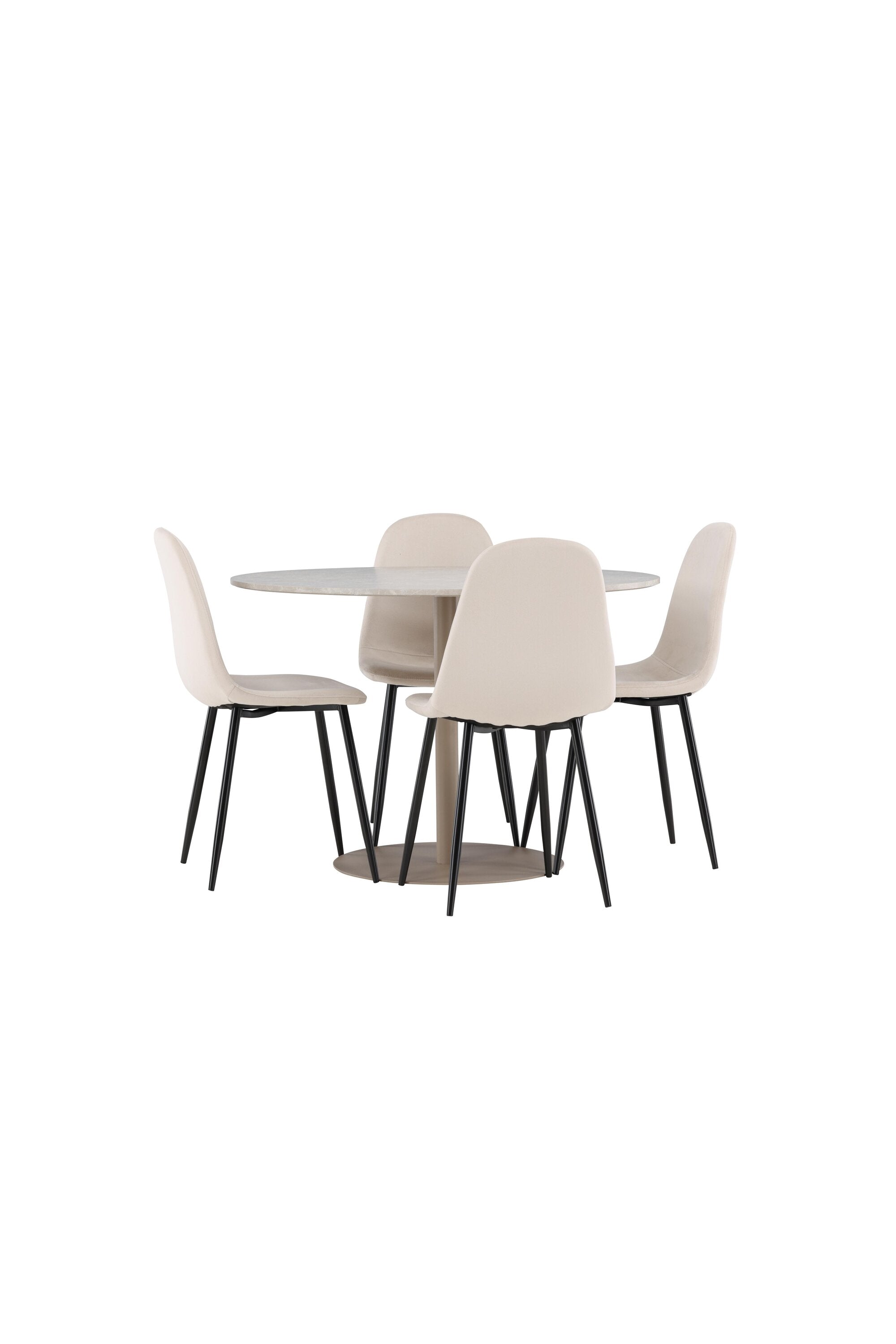 Lycke Matbord med Polar Matstol-GR Dining Set-Venture Home-peaceofhome.se