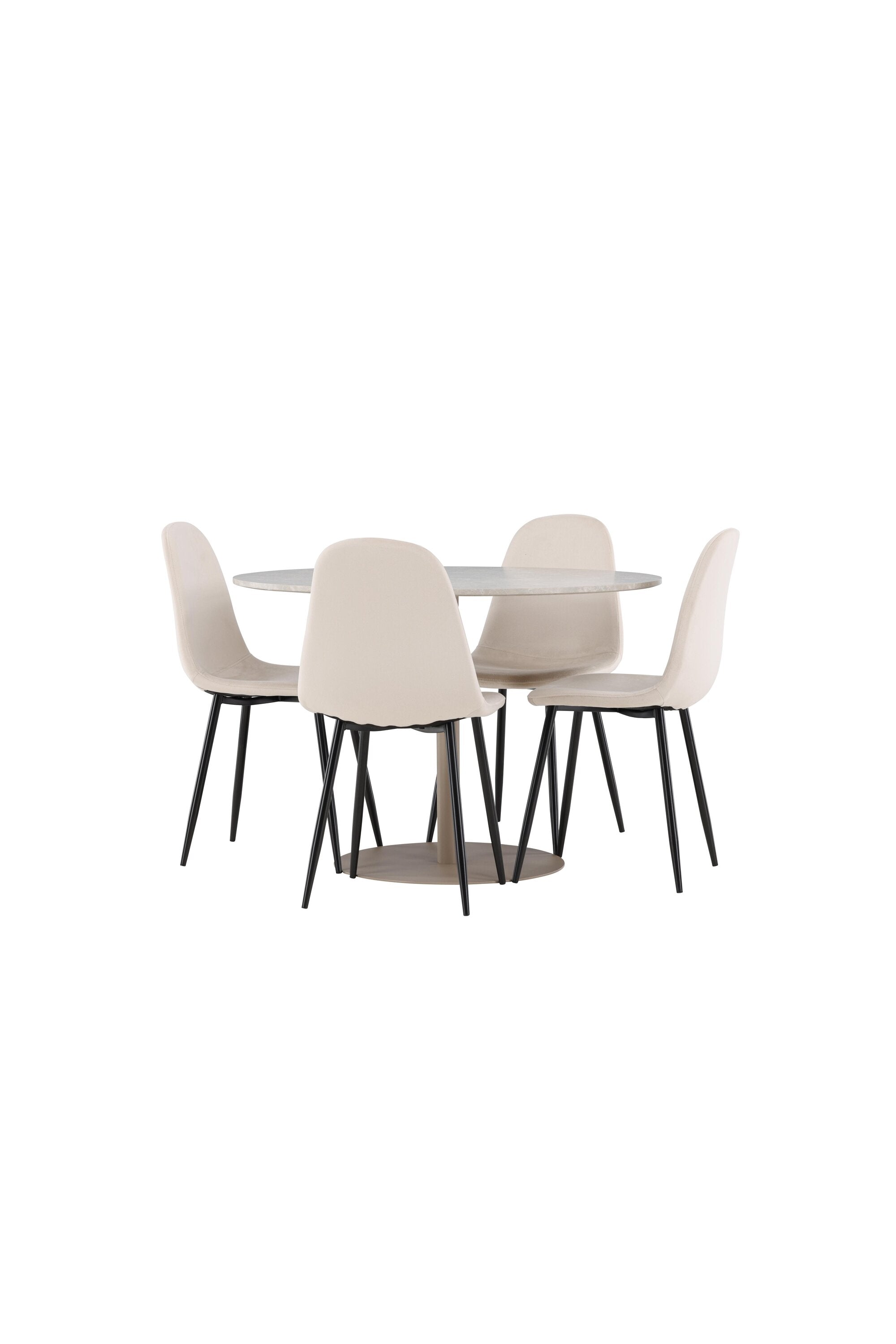 Lycke Matbord med Polar Matstol-GR Dining Set-Venture Home-peaceofhome.se