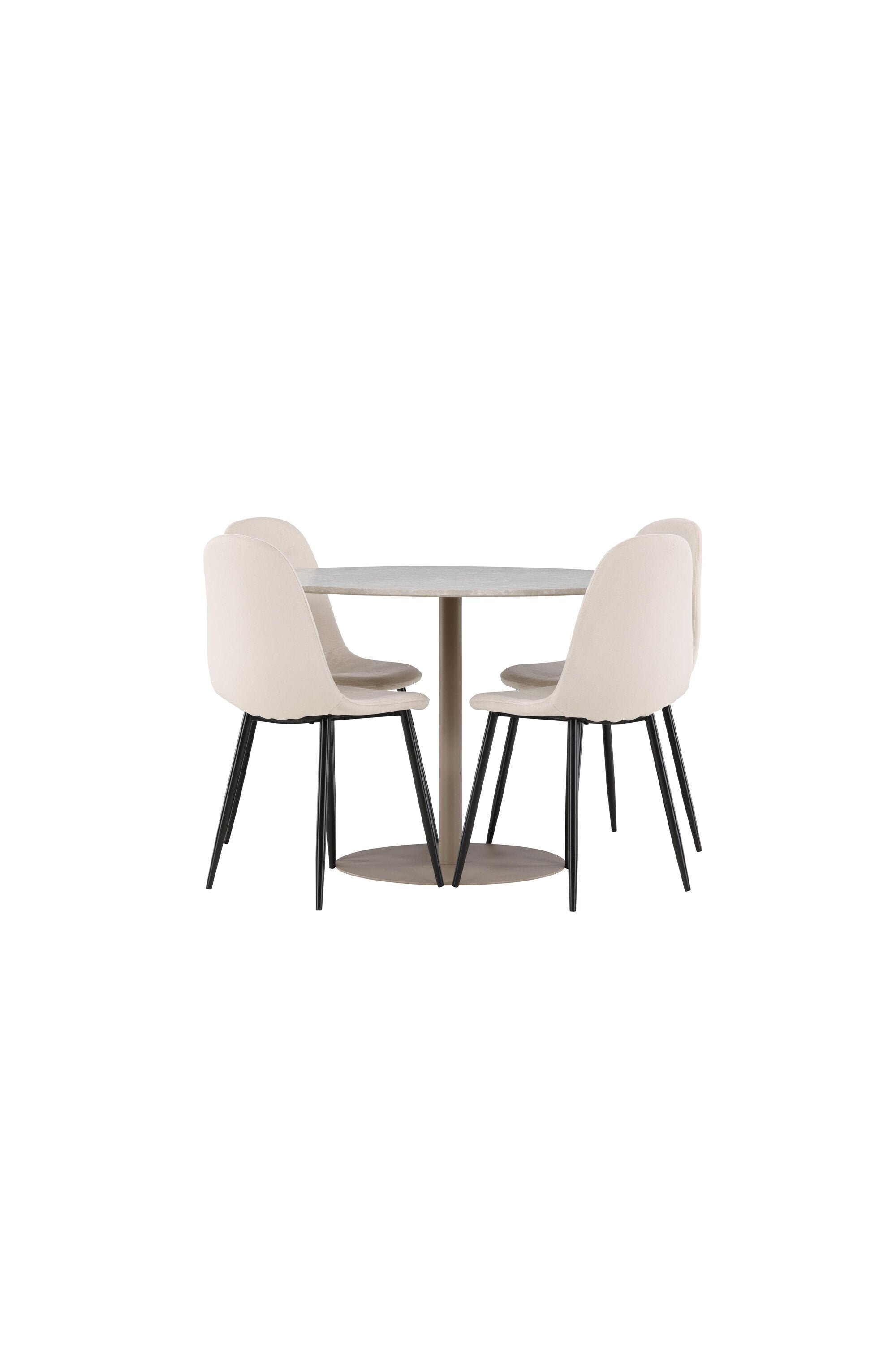 Lycke Matbord med Polar Matstol-GR Dining Set-Venture Home-peaceofhome.se