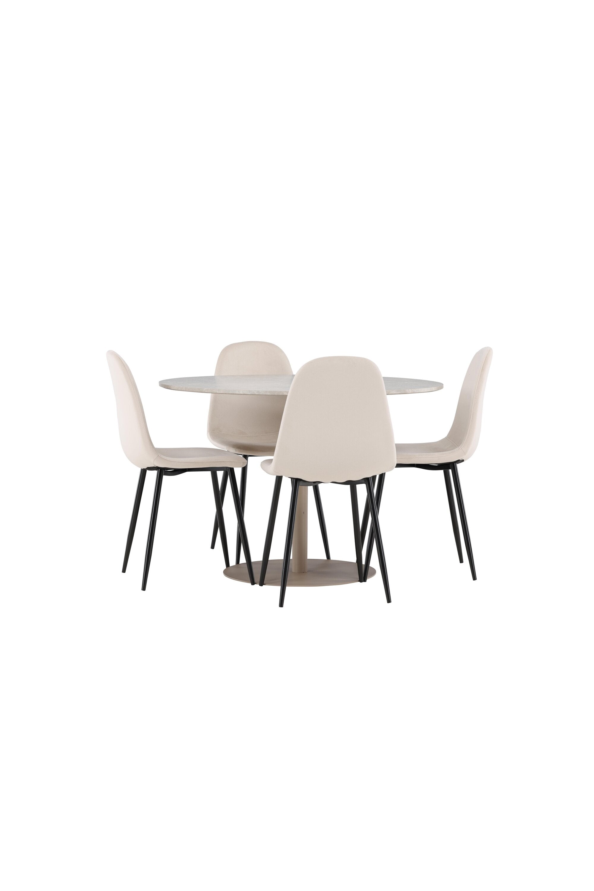 Lycke Matbord med Polar Matstol-GR Dining Set-Venture Home-peaceofhome.se