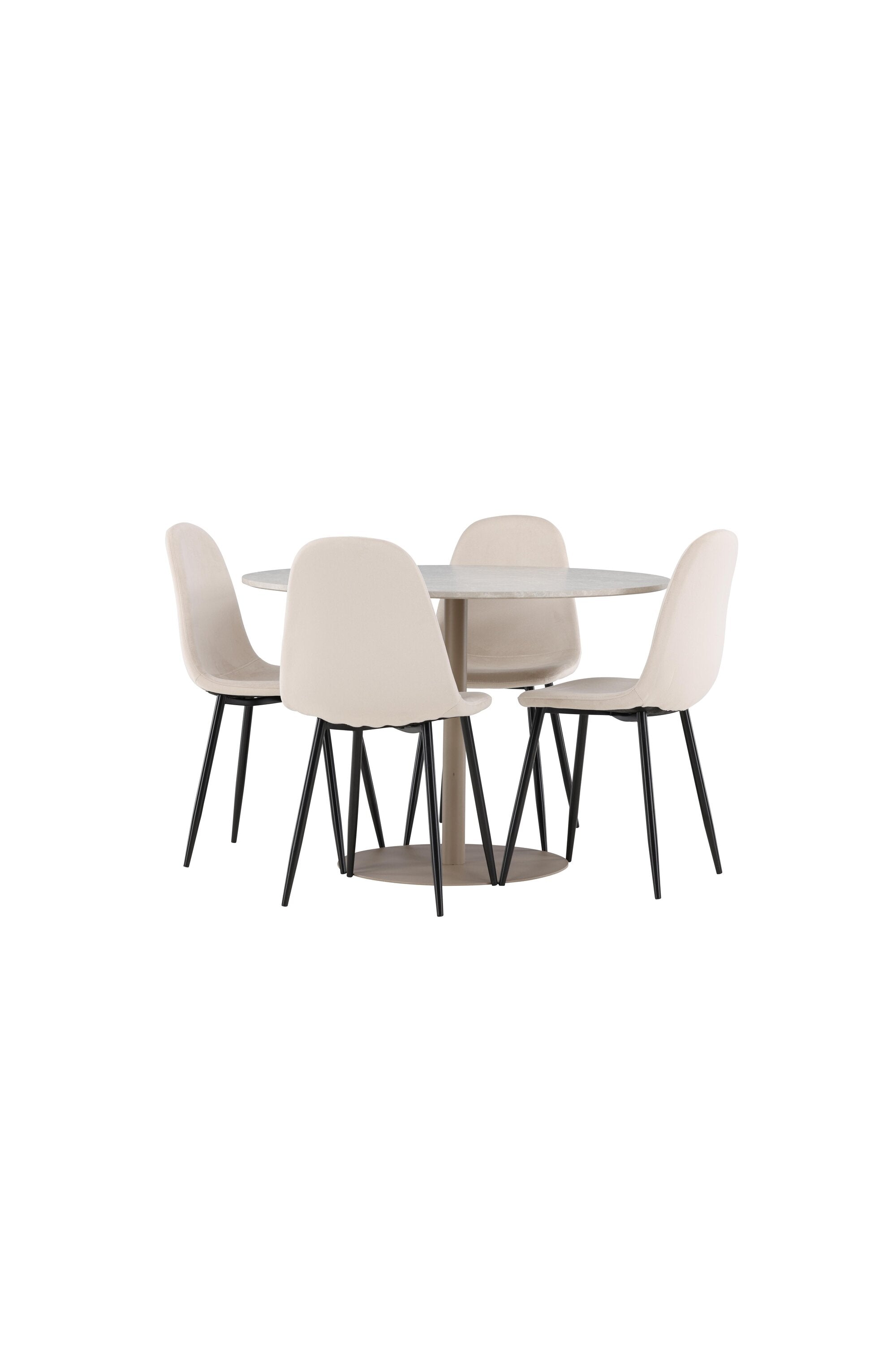 Lycke Matbord med Polar Matstol-GR Dining Set-Venture Home-peaceofhome.se