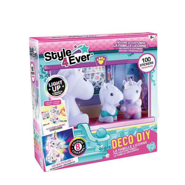 Lysande enhörning Canal Toys Style 4 Ever Vit Multicolour-Leksaker och spel, Kreativa aktiviteter-Canal Toys-peaceofhome.se