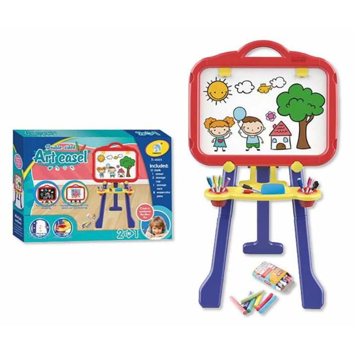 Magisk Svart Tavla-Leksaker och spel, Kreativa aktiviteter-BigBuy Fun-peaceofhome.se