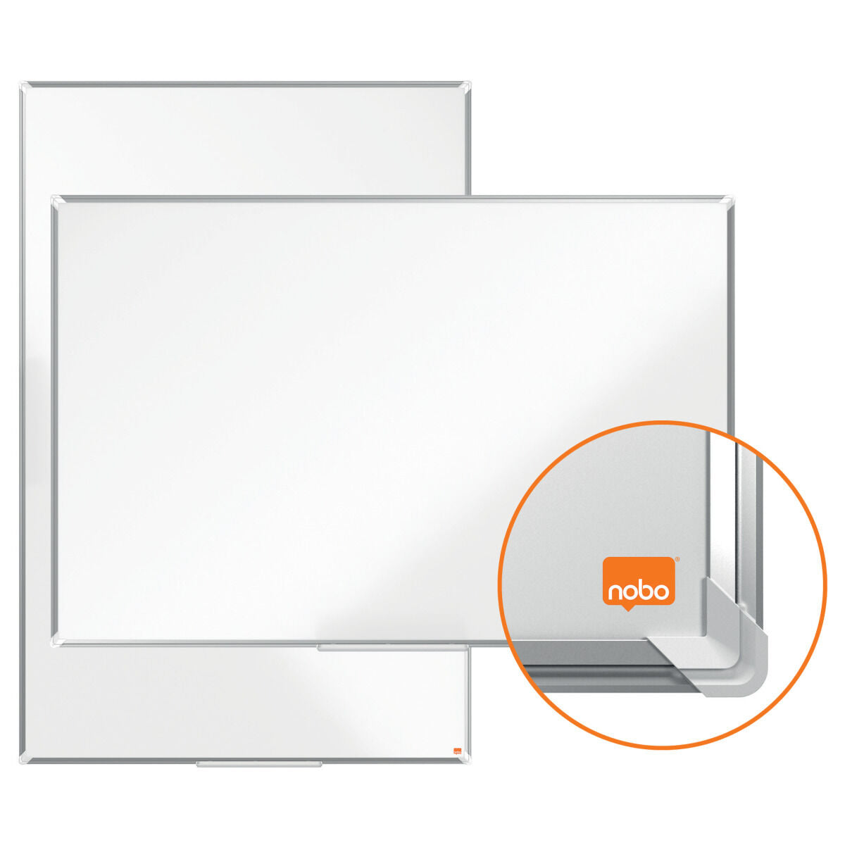 Magnetkort Nobo Premium Plus Vit Aluminium Stål-Kontor och Kontorsmaterial, Kontorsmaterial-Nobo-peaceofhome.se