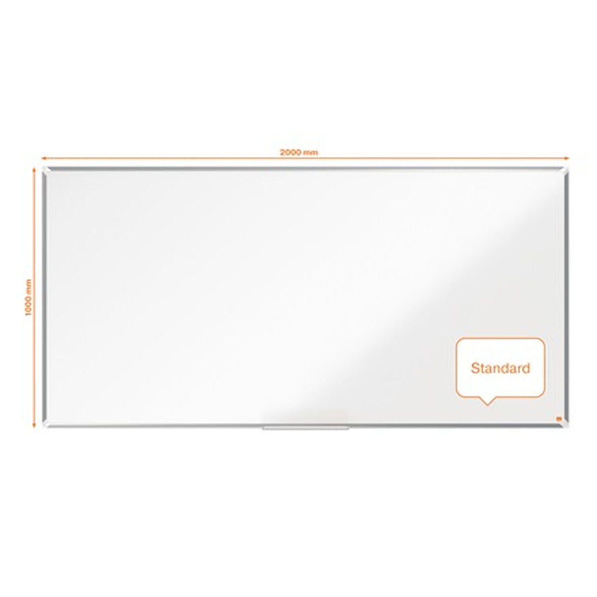 Magnetkort Nobo Premium Plus Vit Aluminium Stål-Kontor och Kontorsmaterial, Kontorsmaterial-Nobo-peaceofhome.se