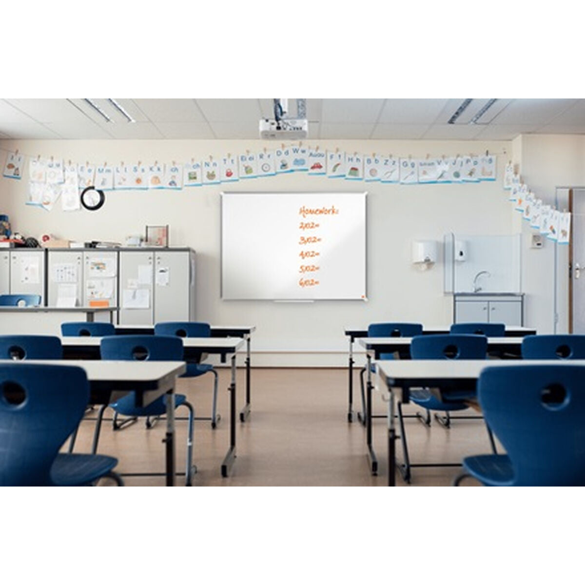 Magnetkort Nobo Premium Plus Vit Aluminium Stål-Kontor och Kontorsmaterial, Kontorsmaterial-Nobo-peaceofhome.se