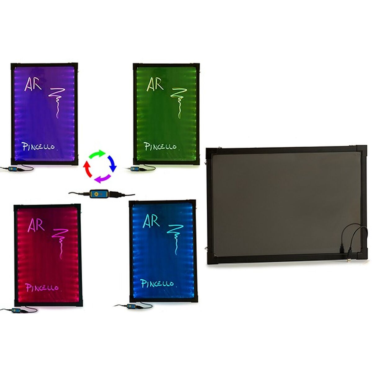 Magnetkort Pincello AR1807509 AR1807509 Svart-Kontor och Kontorsmaterial, Kontorsmaterial-Pincello-peaceofhome.se