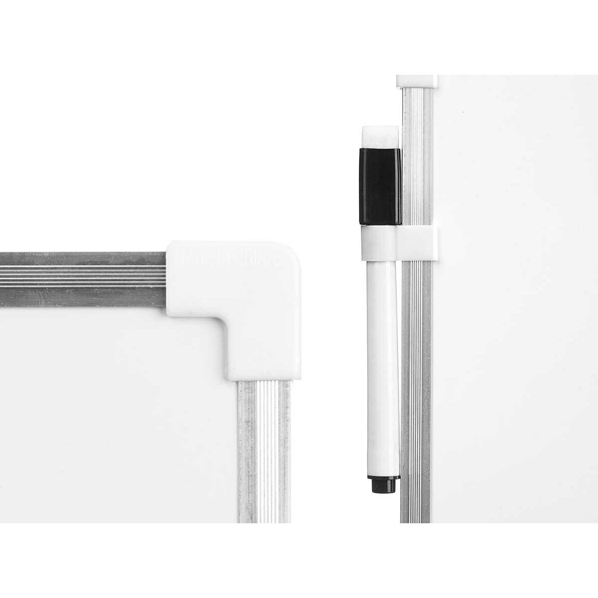 Magnettavla med märkpenna Pincello 422 422 Vit Aluminium-Kontor och Kontorsmaterial, Kontorsmaterial-Pincello-peaceofhome.se