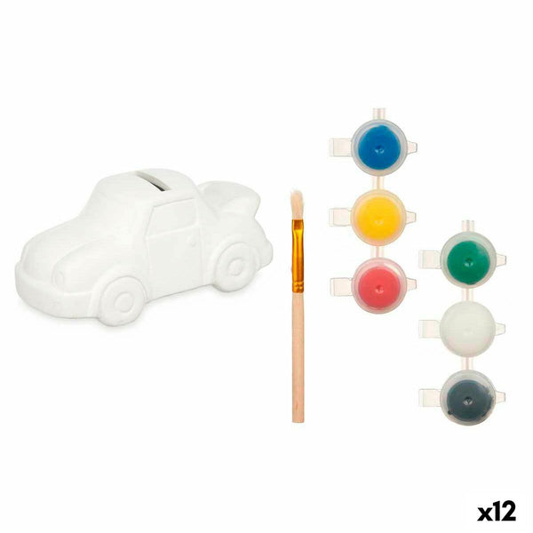 Måla din egen sparbössa Pincello BS2124 BS2124 Vit 14 x 7 x 7 cm 14,5 x 7,2 x 9,4 cm Bil (12 antal)-Leksaker och spel, Kreativa aktiviteter-Pincello-peaceofhome.se