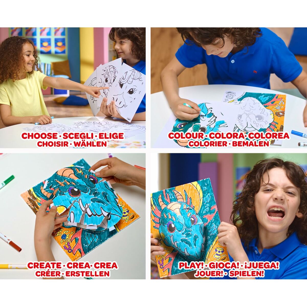 Målarbilder Crayola 3D Color Pops Mystical Natur-Leksaker och spel, Kreativa aktiviteter-Crayola-peaceofhome.se